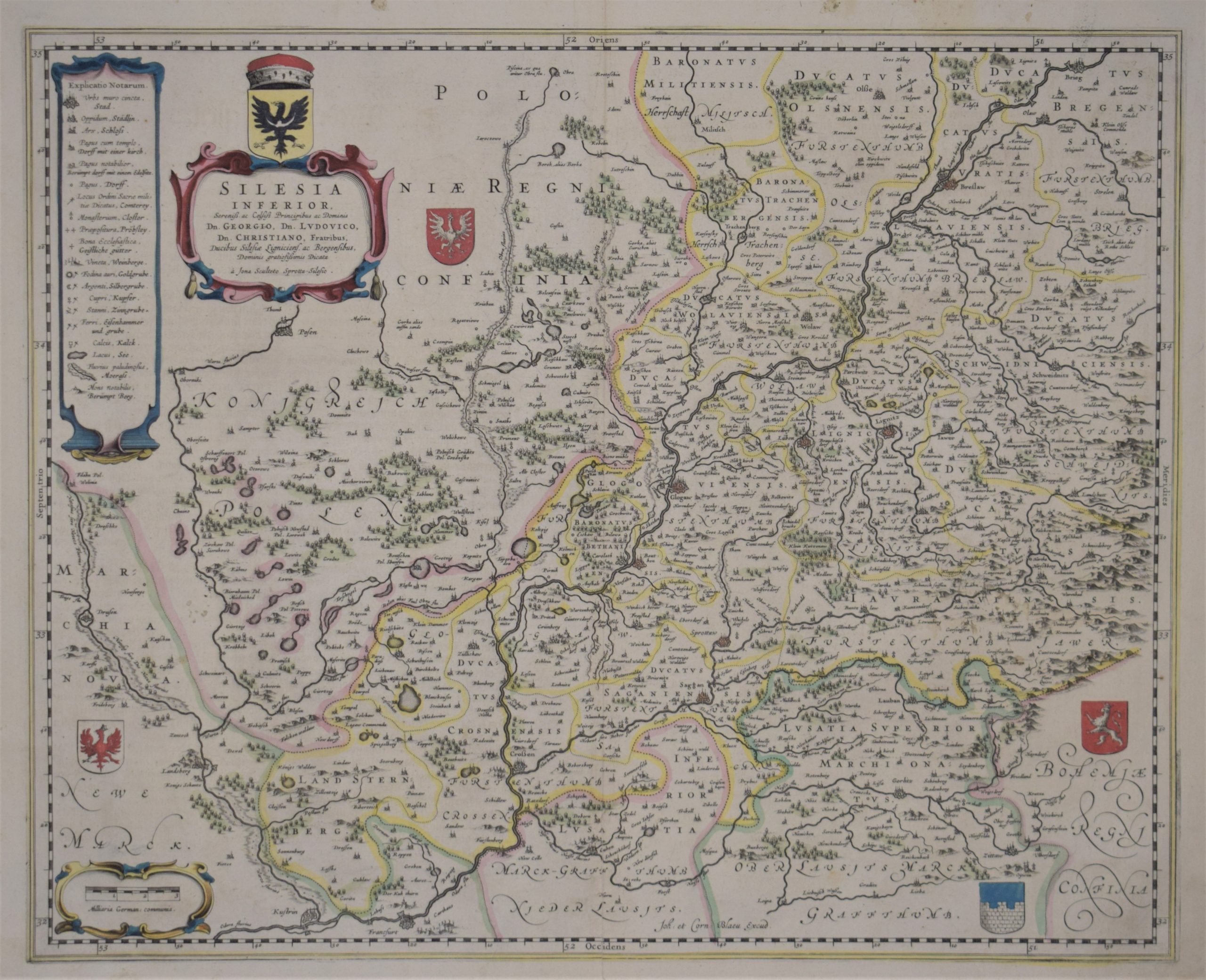 Blaeu, J. & C.: Silesia Inferior