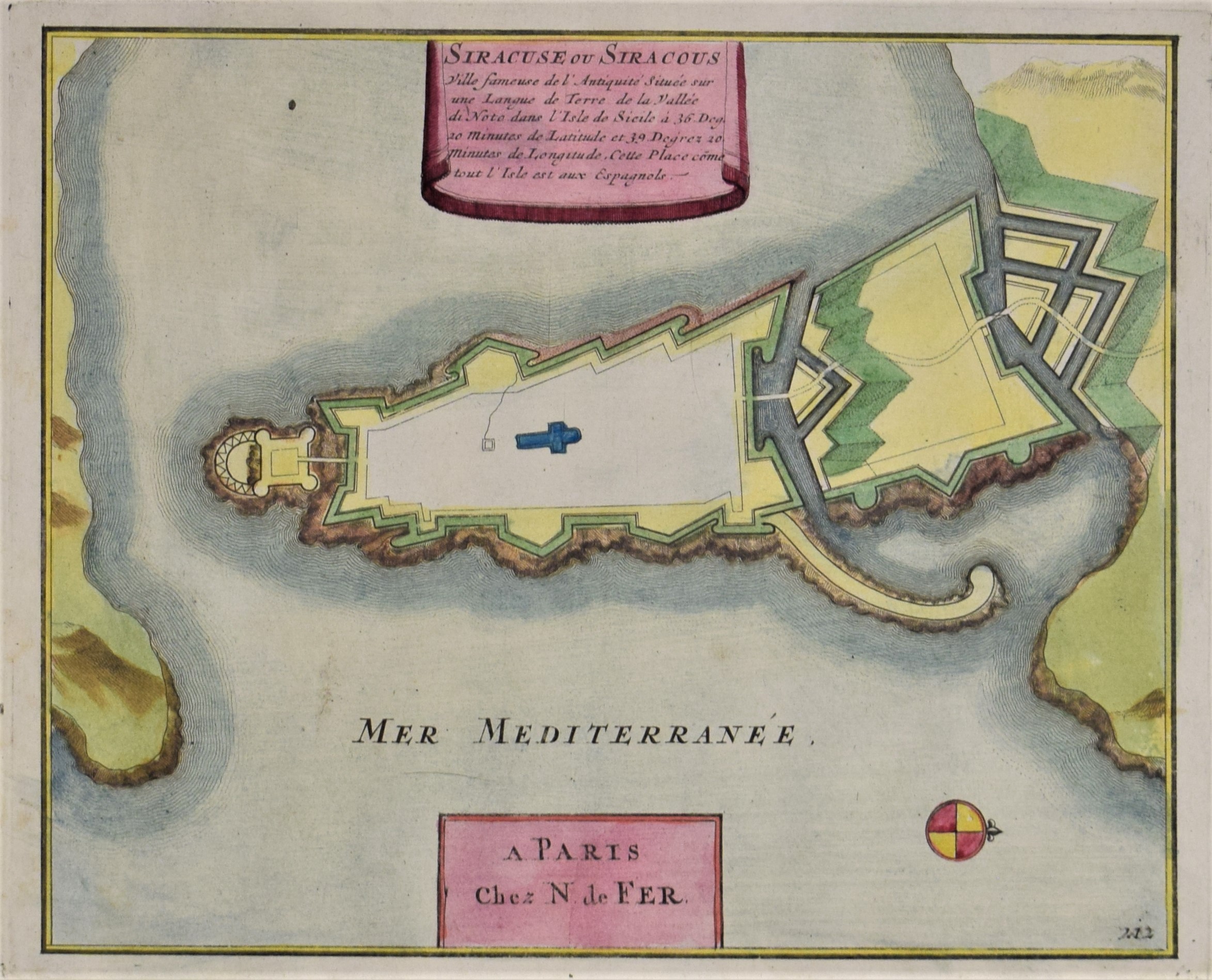 de Fer, Nicholas: Siracuse ou Siracous