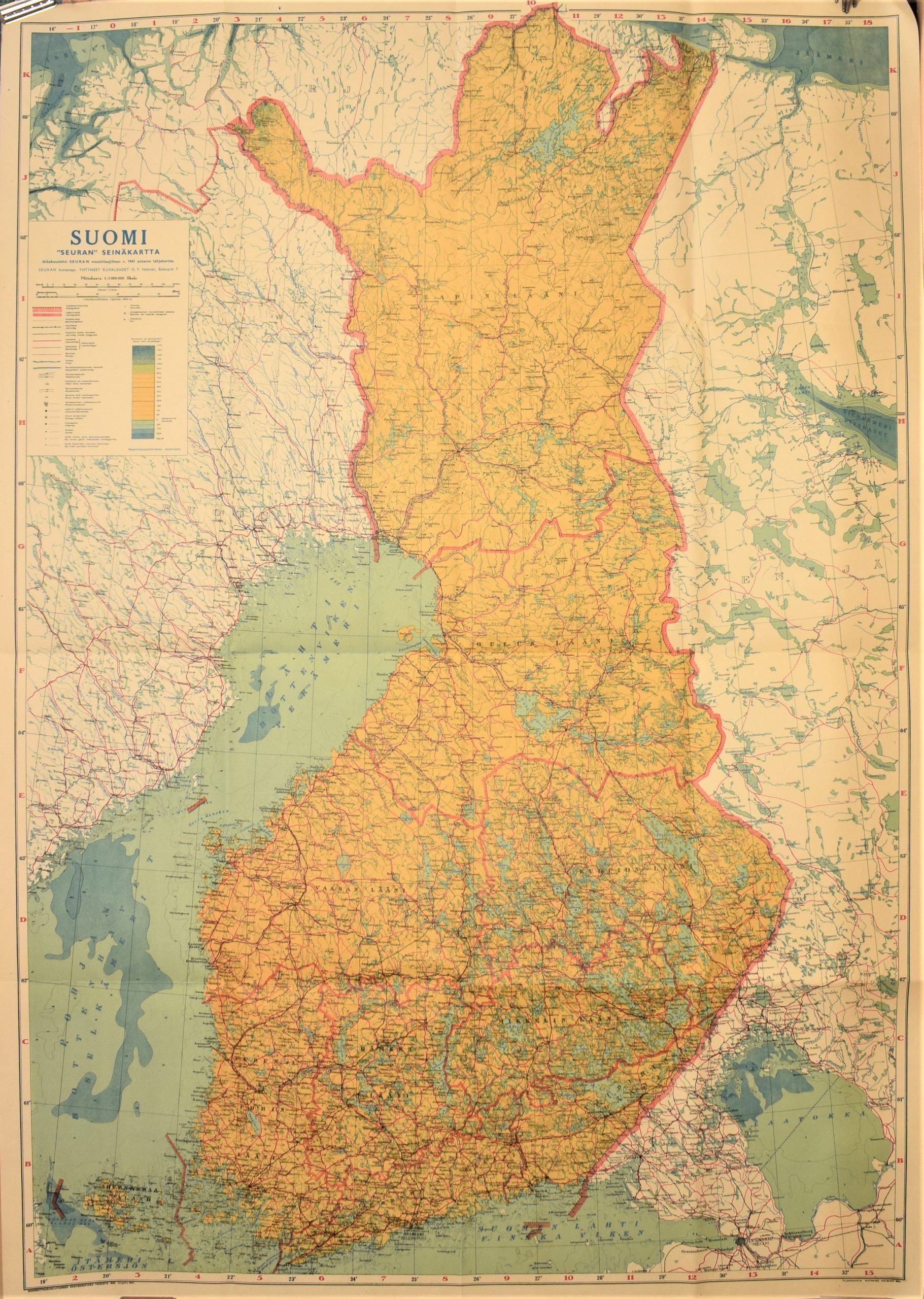 Suomen yleiskartta 1941