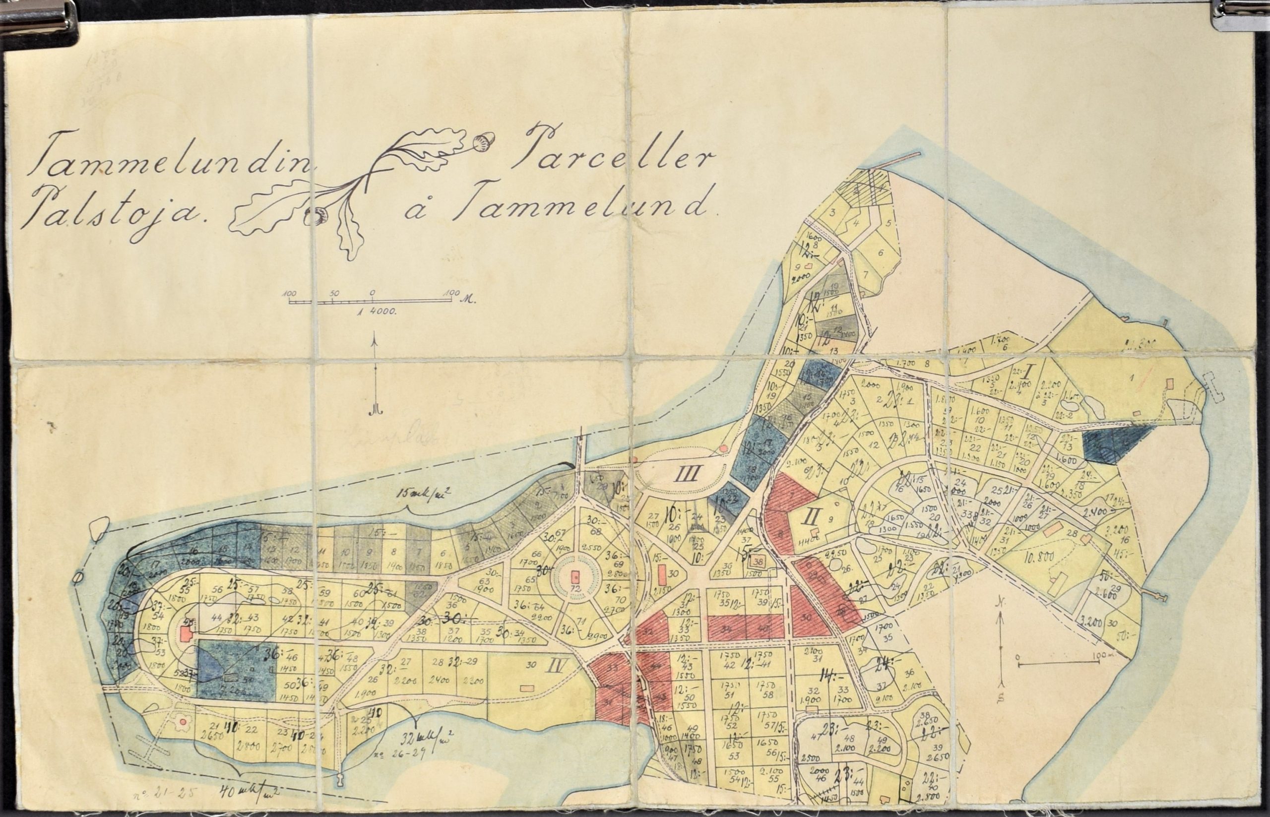 Tammelundin palstoja - Parceller å Tammelund (1910-l.)