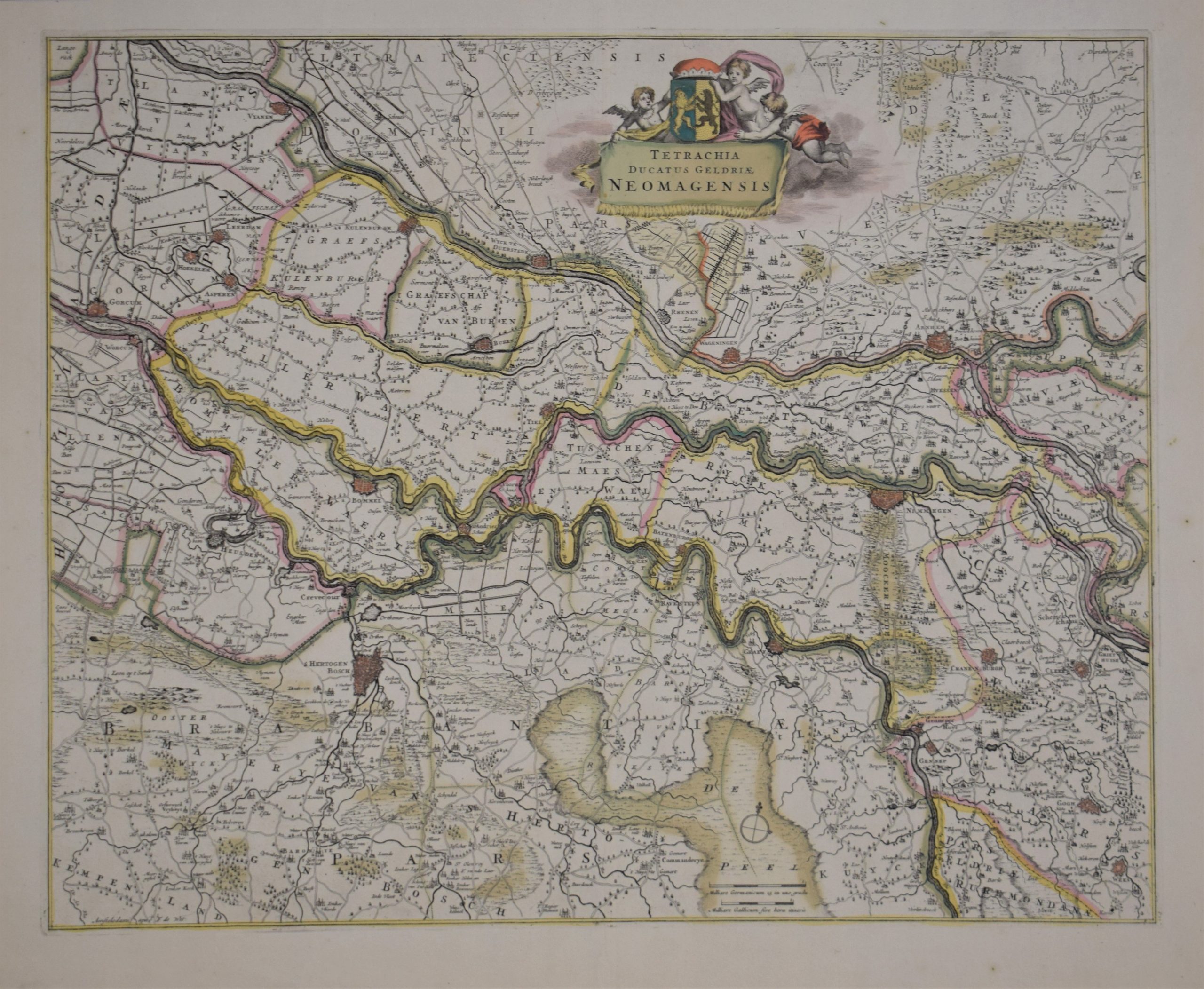 Wit, Frederick de: Tetrachia Ducatus Geldriae Neomagensis