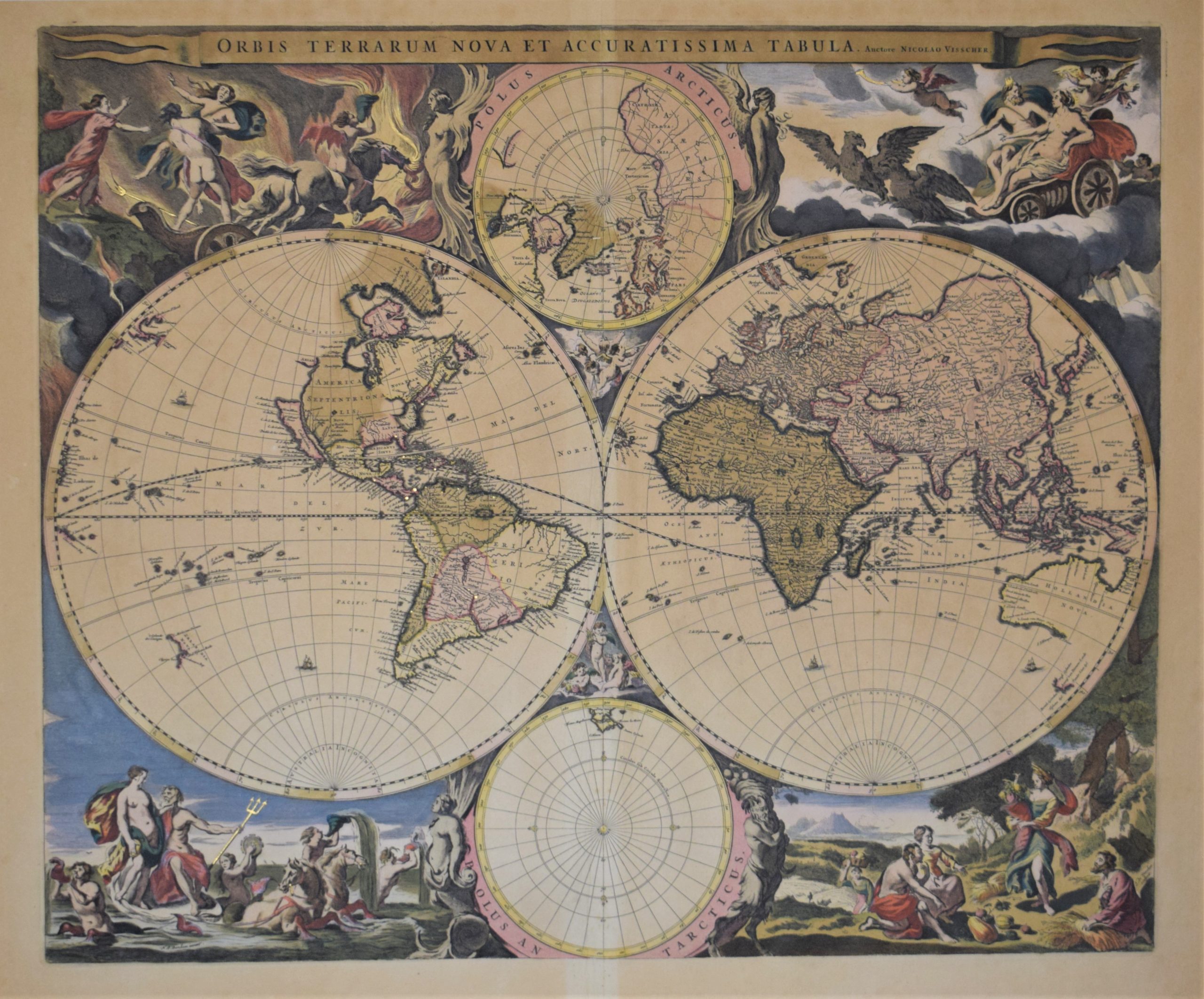 Visscher, N.: Orbis Terrarum Nova et Accuratissima Tabula