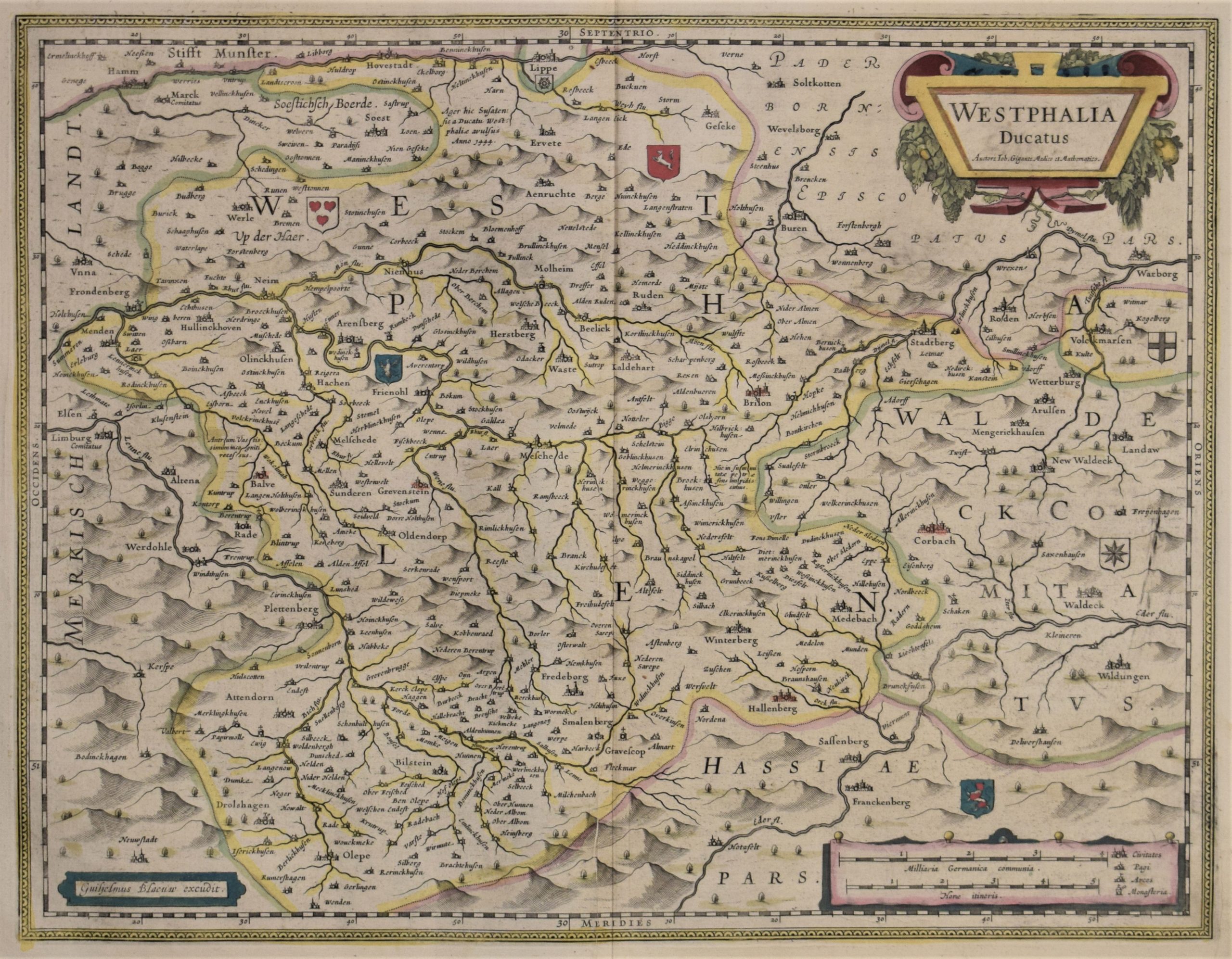 Blaeu, W. J.: Westphalia Ducatus