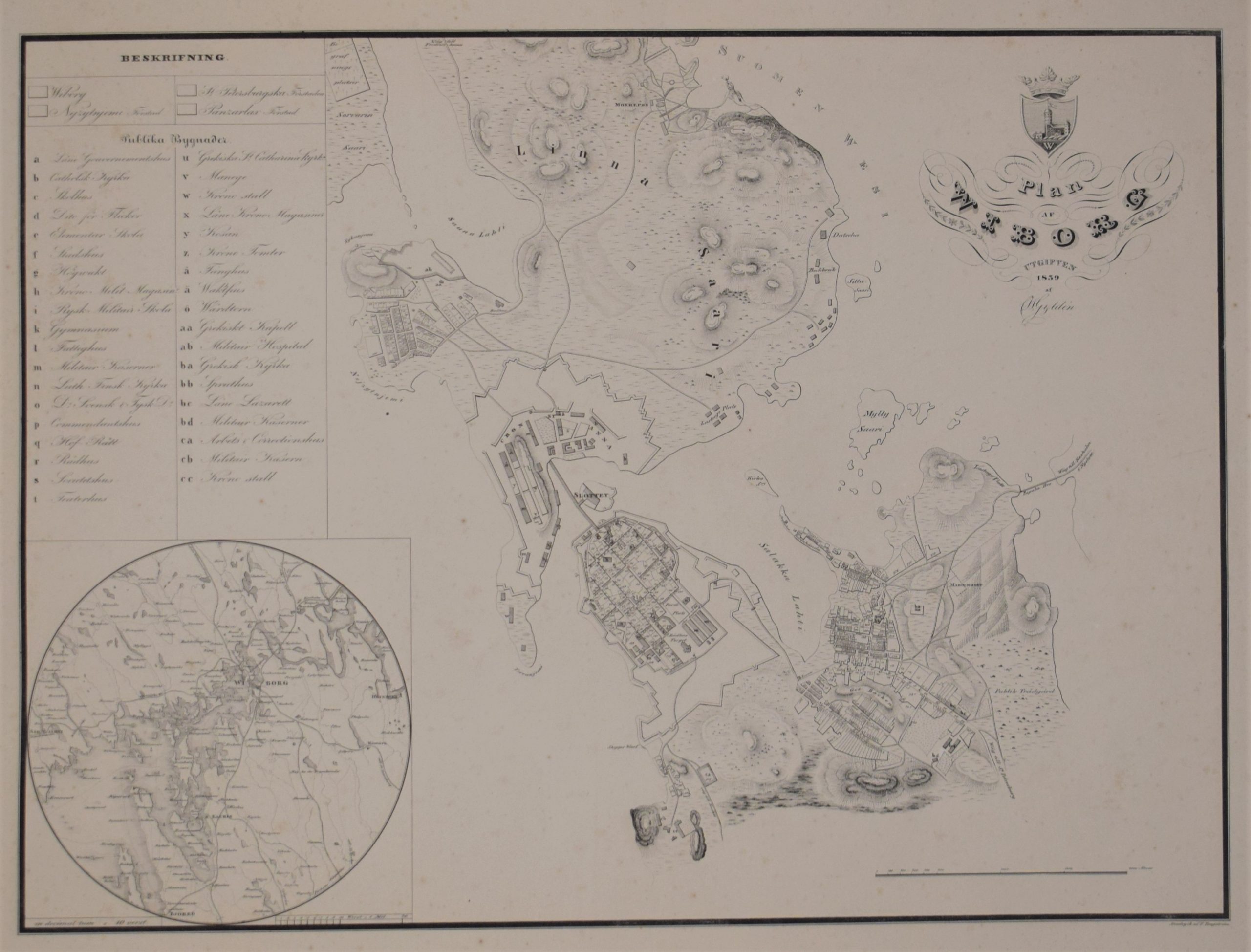 Gyldén, C.W.: Plan af Wiborg