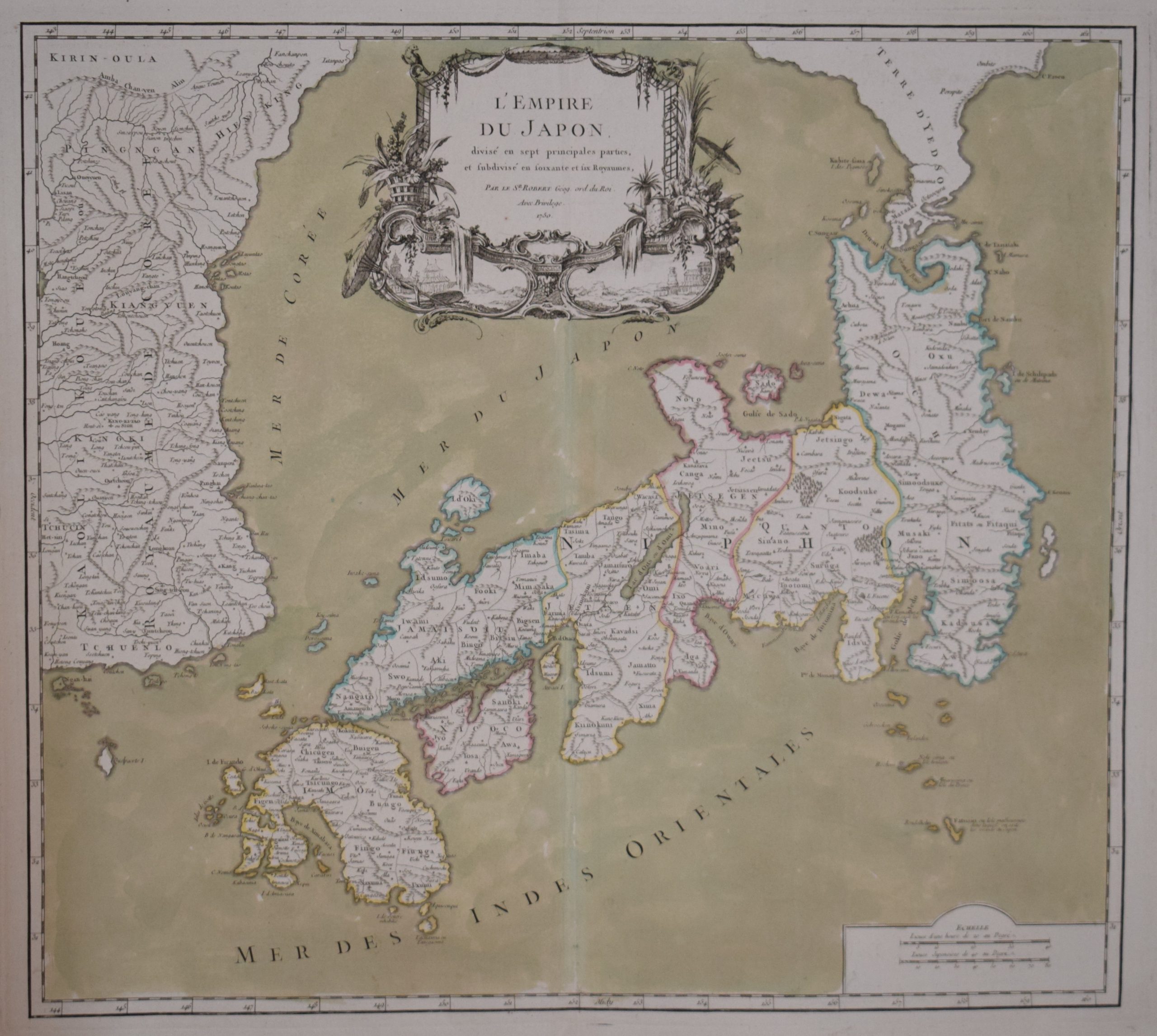 Robert de Vaugondy, G.: L'Empire du Japon