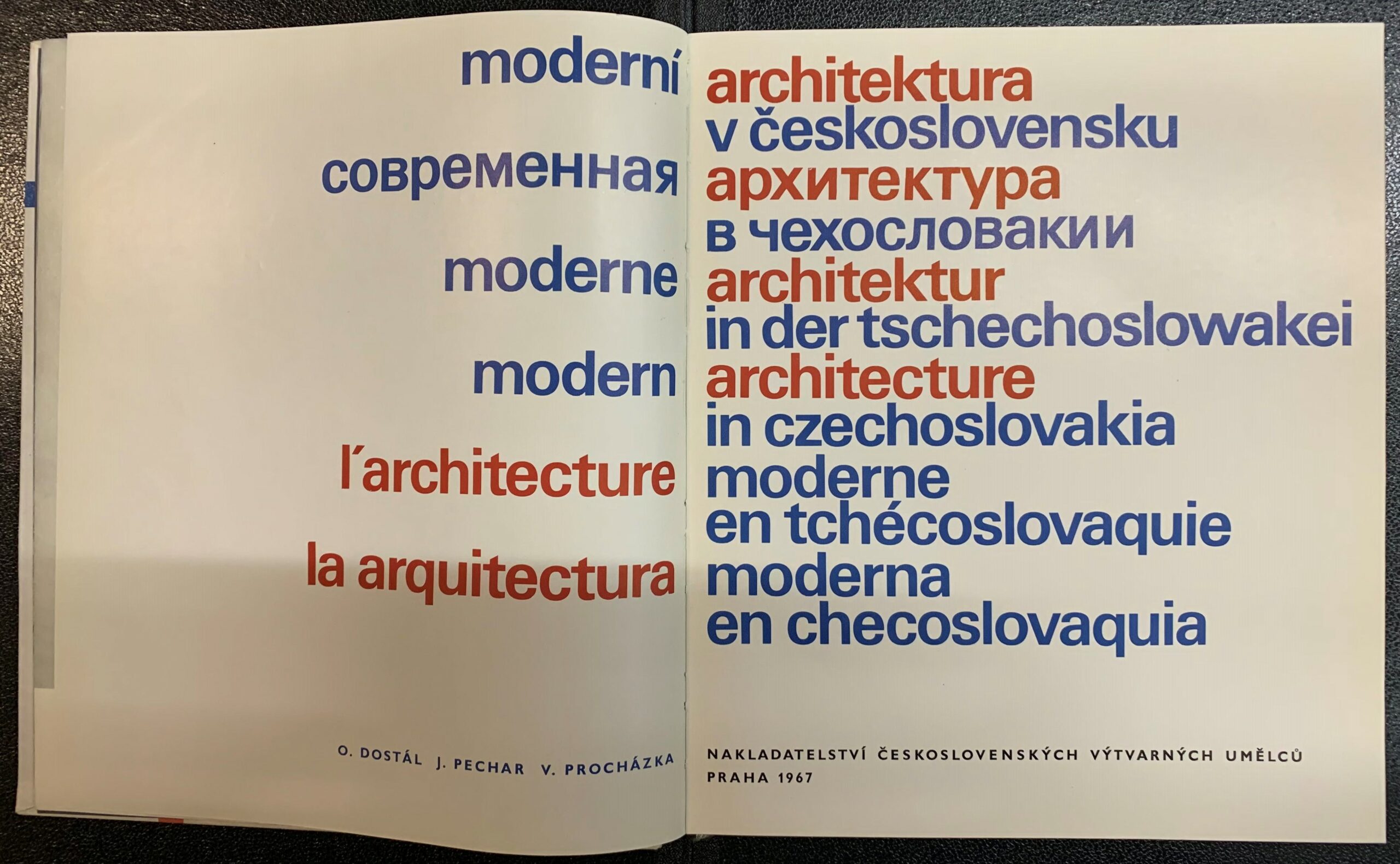 Modern architecture in Czechoslovakia 1967