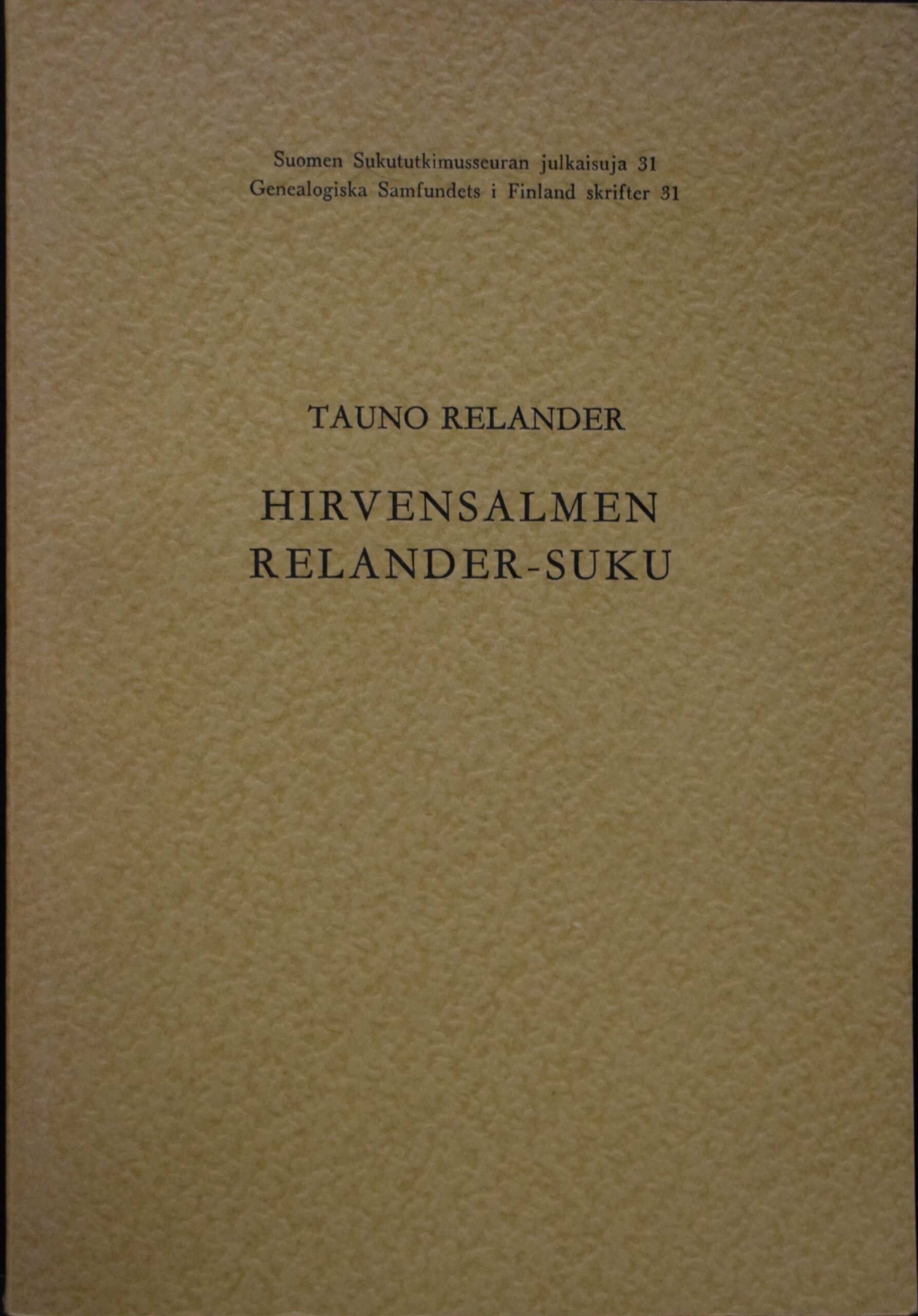 Hirvensalmen Relander-suku