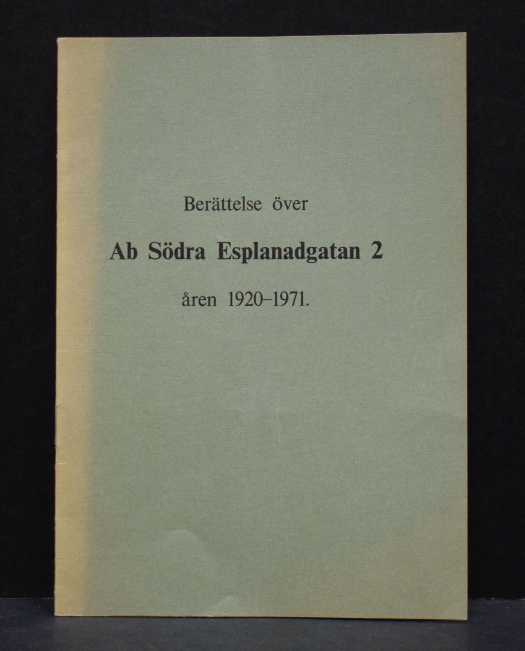 Ab Södra Esplanadgatan 2