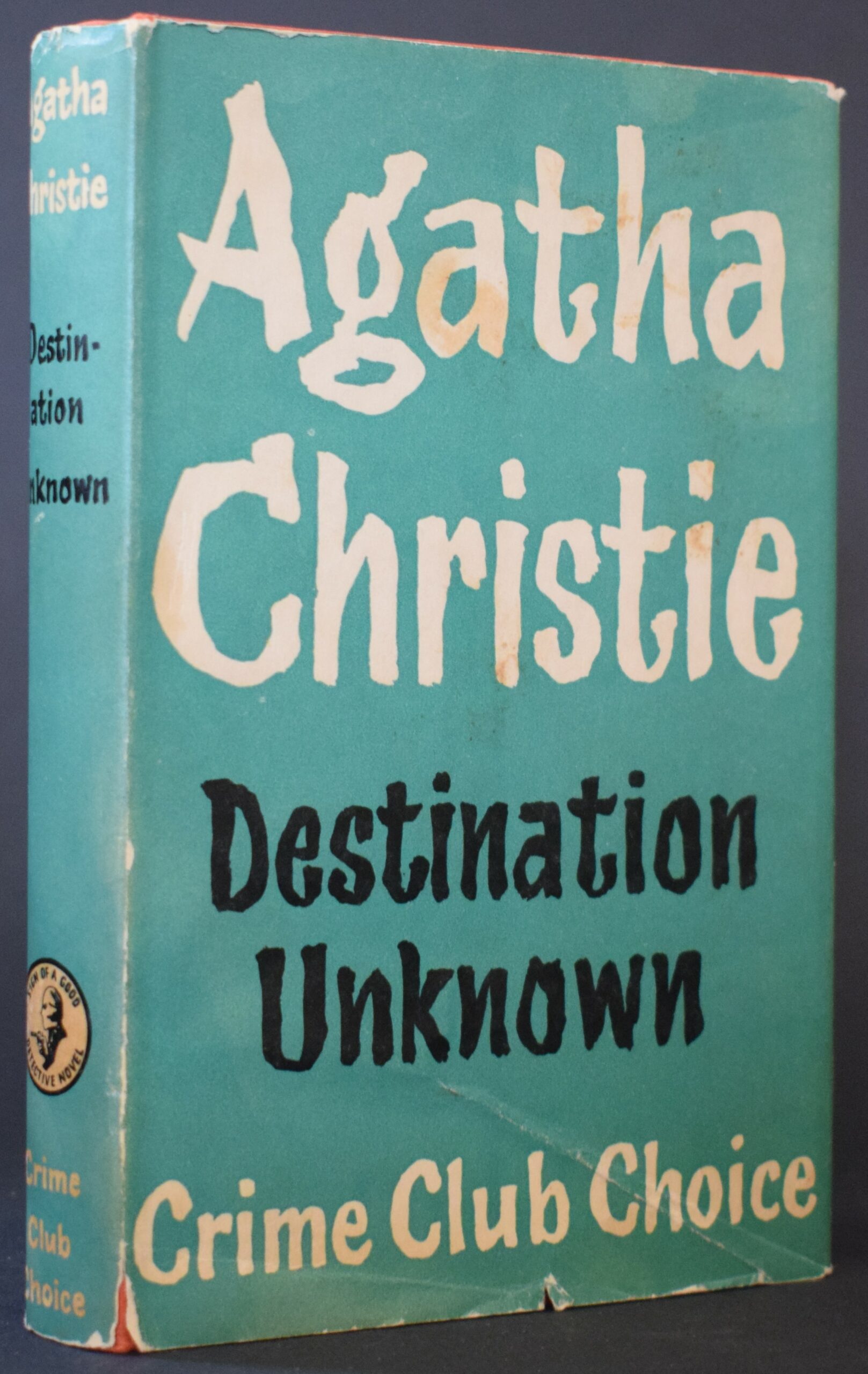 Agatha Christie Destination Unknown First Edition