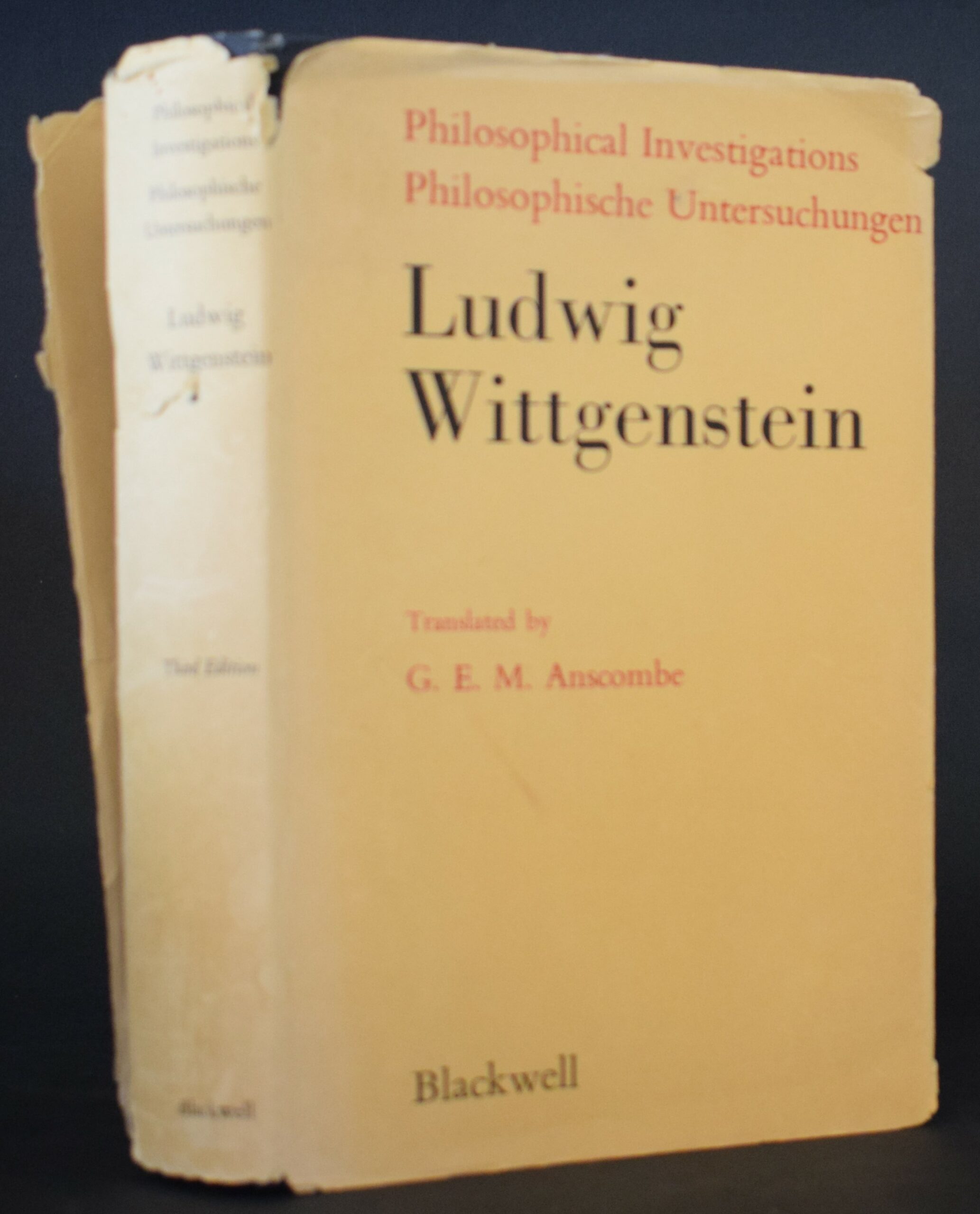 Ludwig Wittgenstein Philosophical Investigations