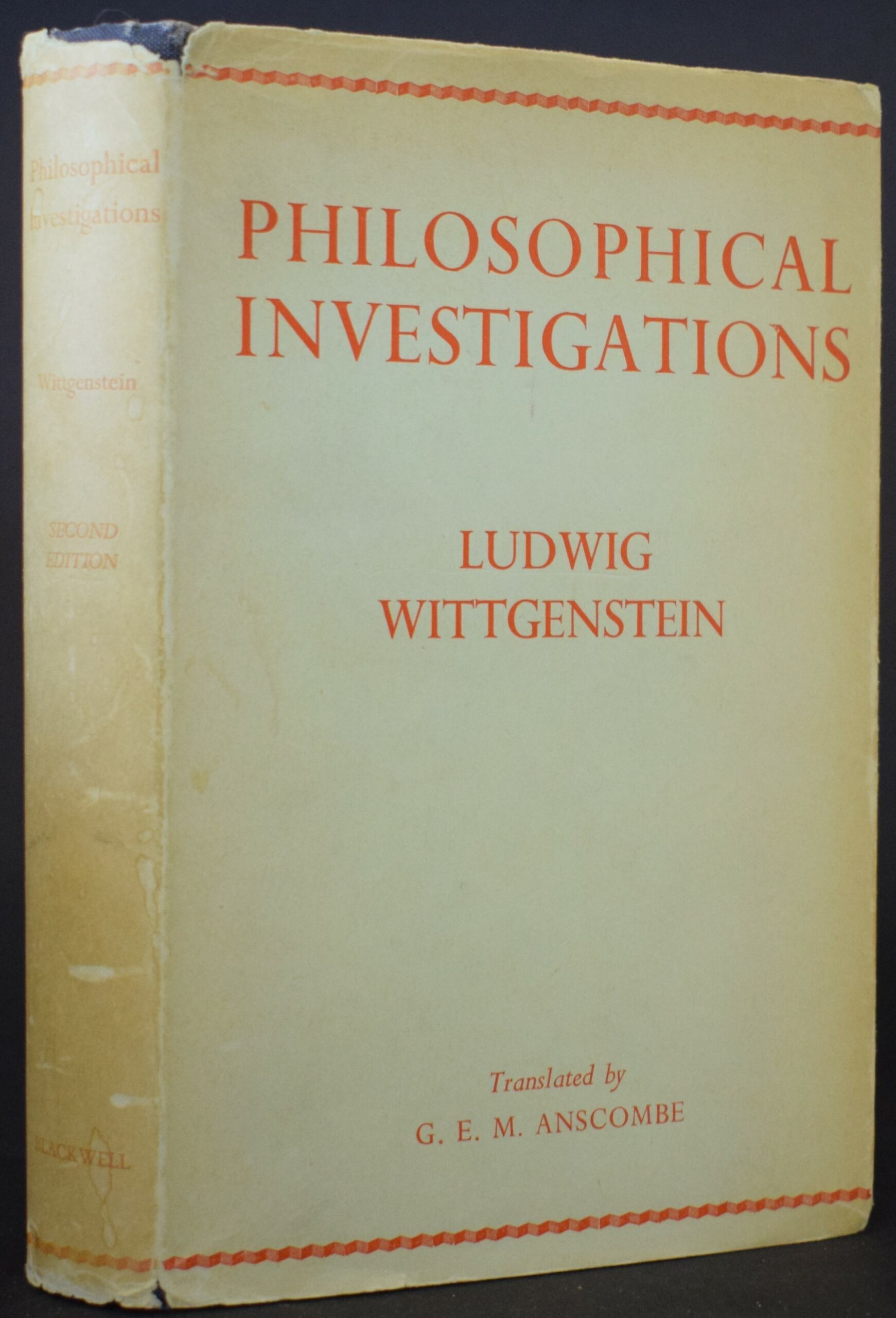 Ludwig Wittgenstein Philosophical Investigations
