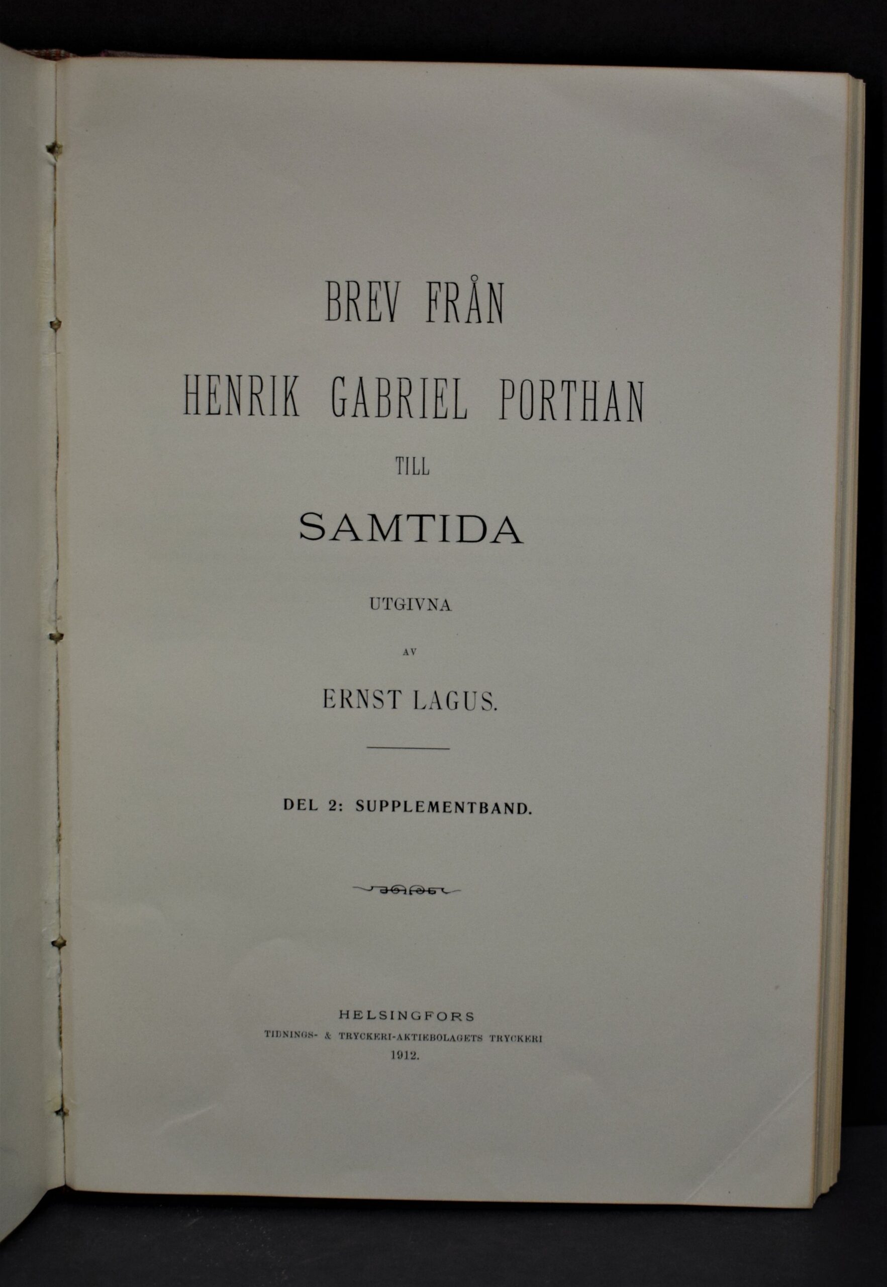Brev från H. G. Porthan (2)