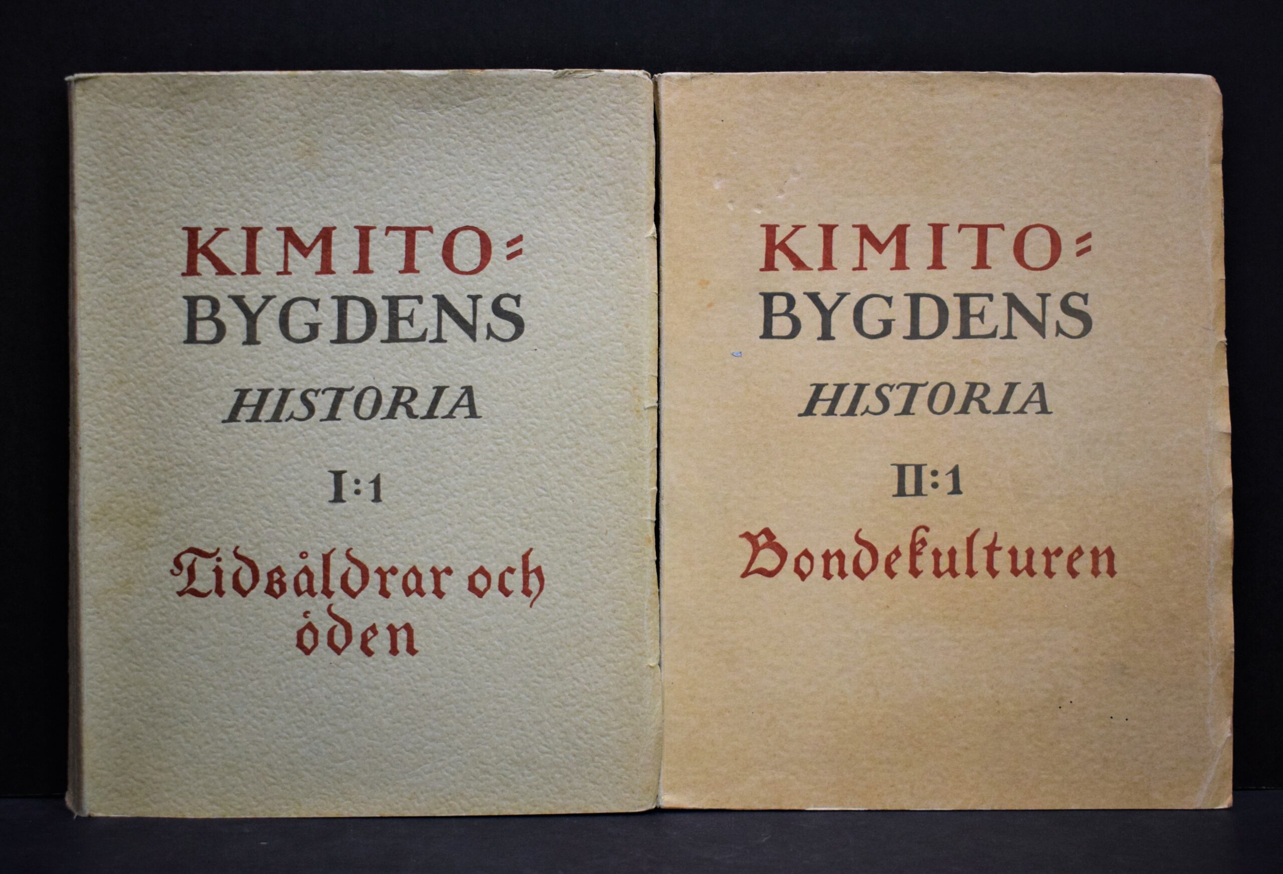 Kimitobygdens historia I-II