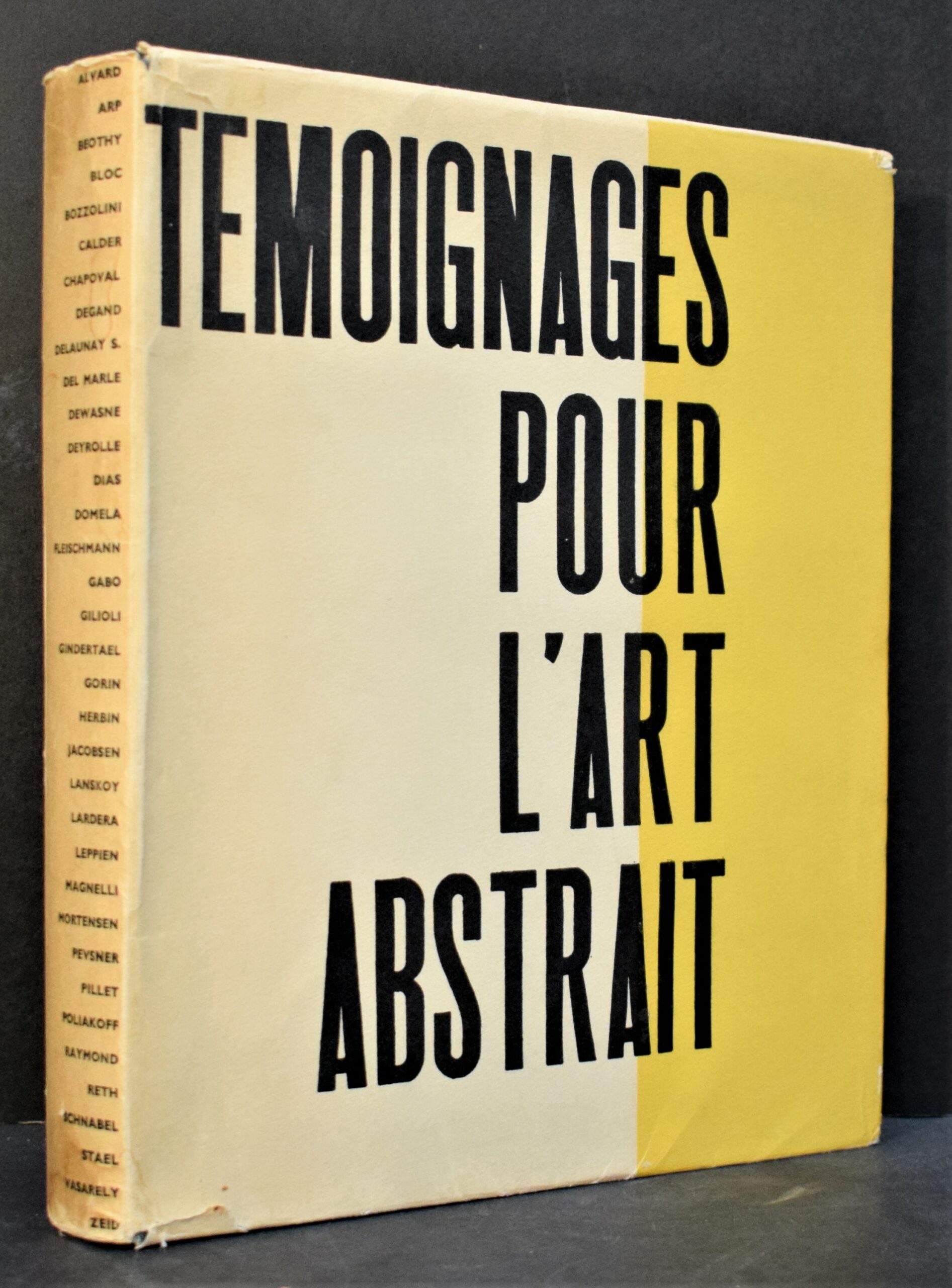 Témoignages Pour l'Art Abstrait 1952