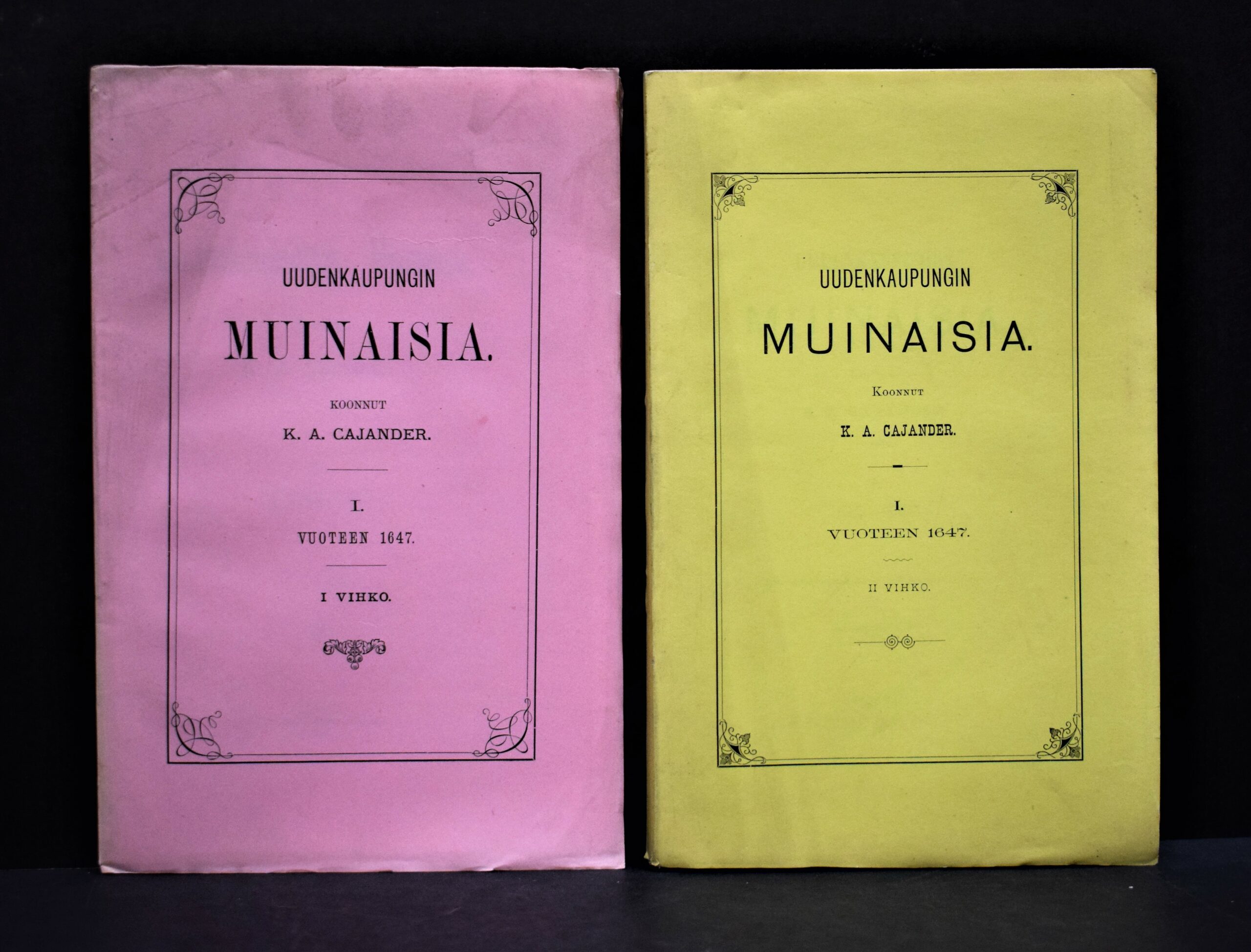 Uudenkaupungin muinaisia I