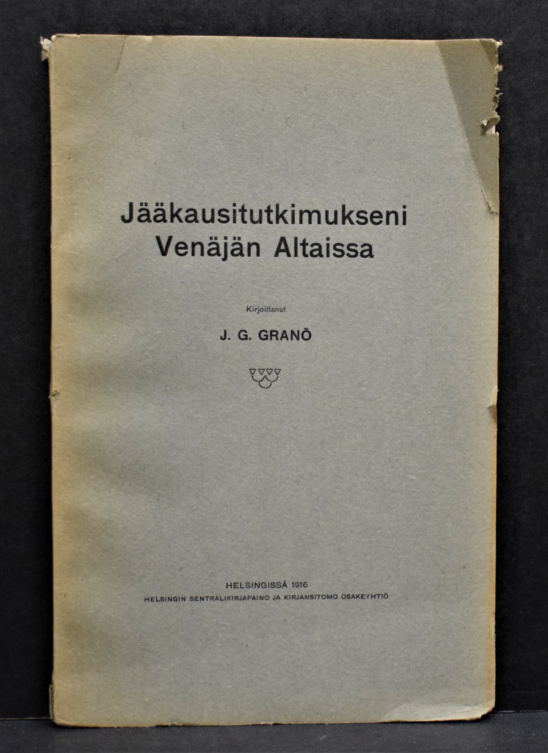 Jääkausitutkimukseni Venäjän Altaissa