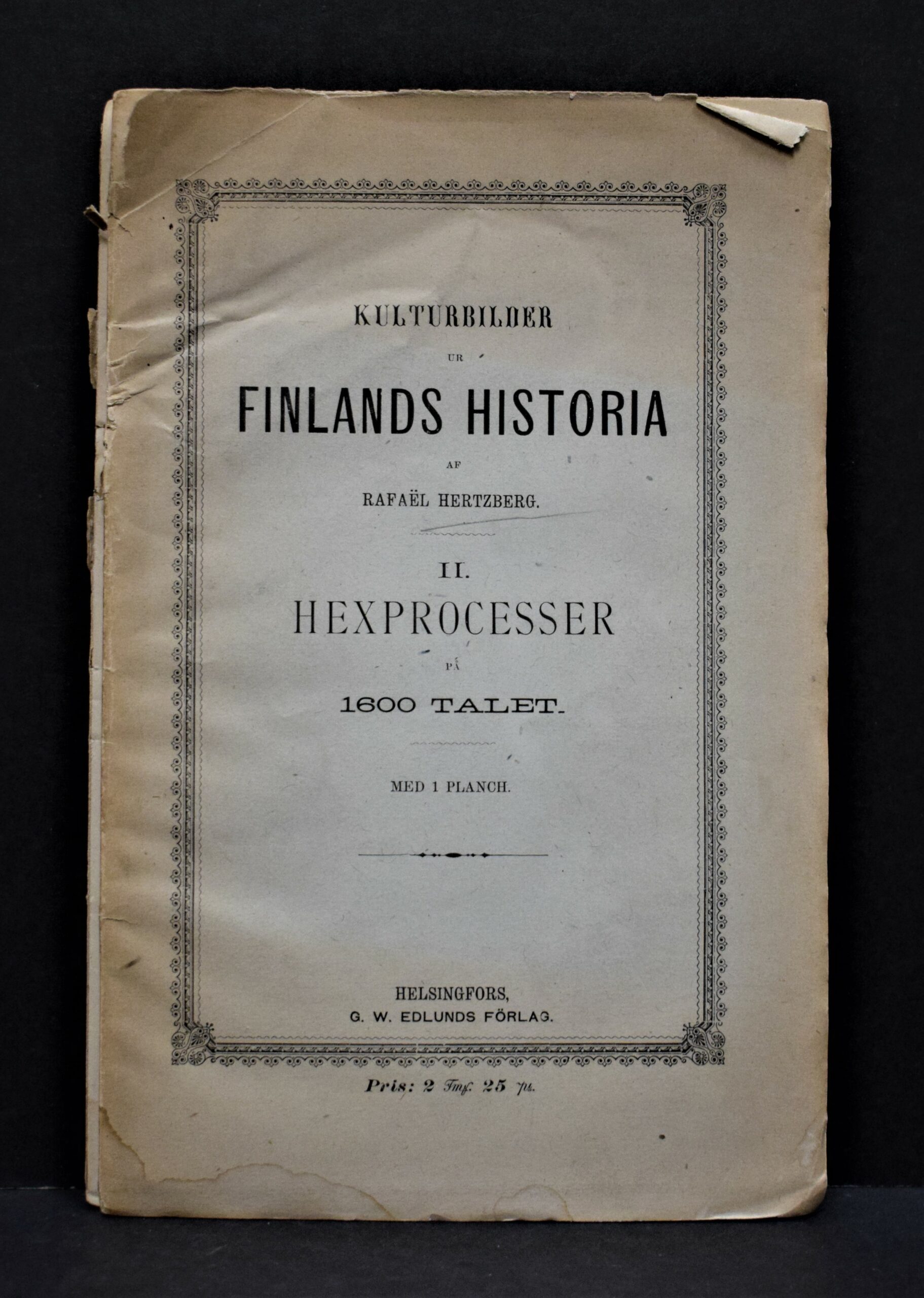Kulturbilder ur Finlands historia II. hexprocesser på 1600 talet