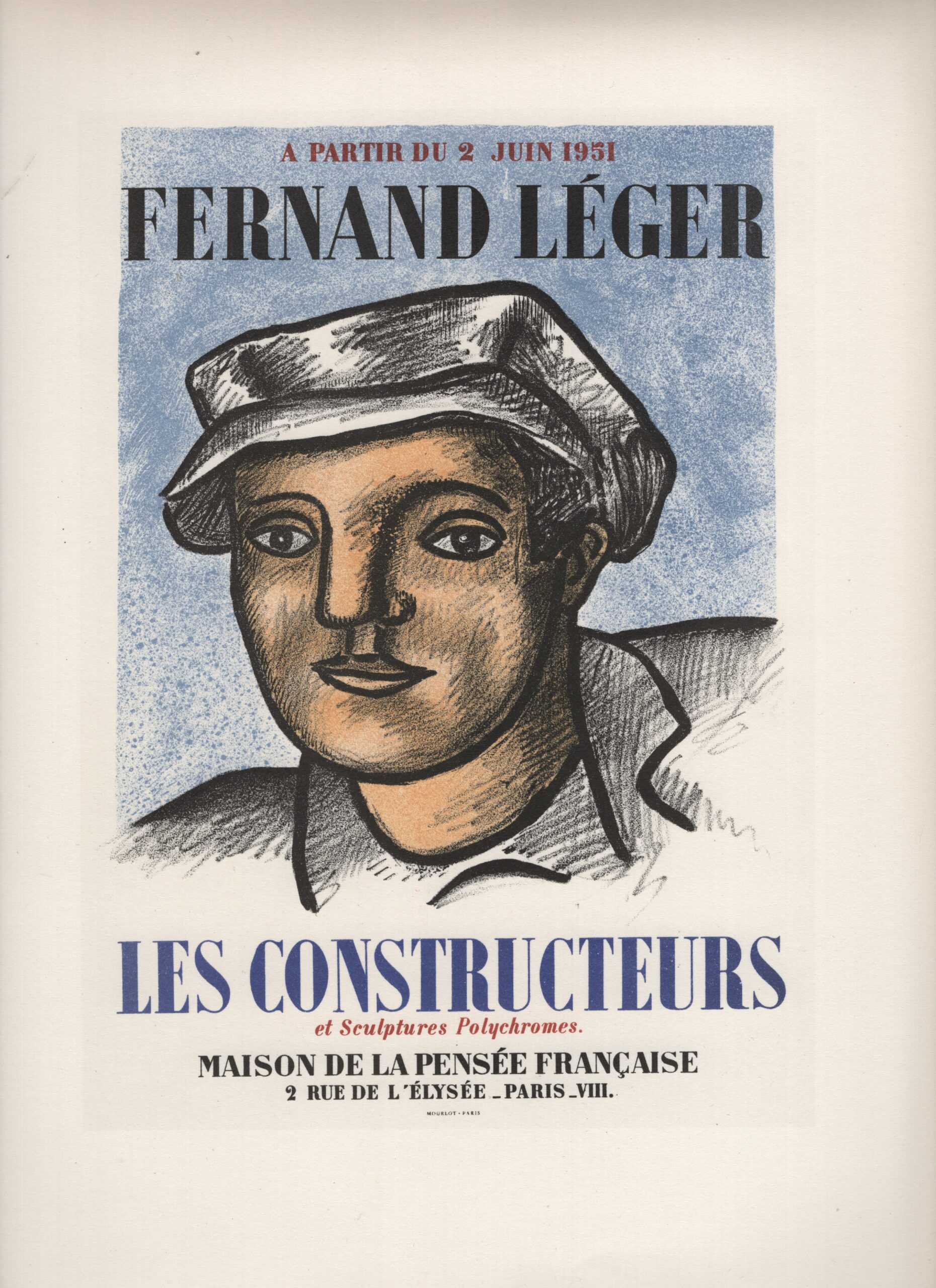 Fernand Léger Les Constructeurs Maison de la Pensée française (1951)