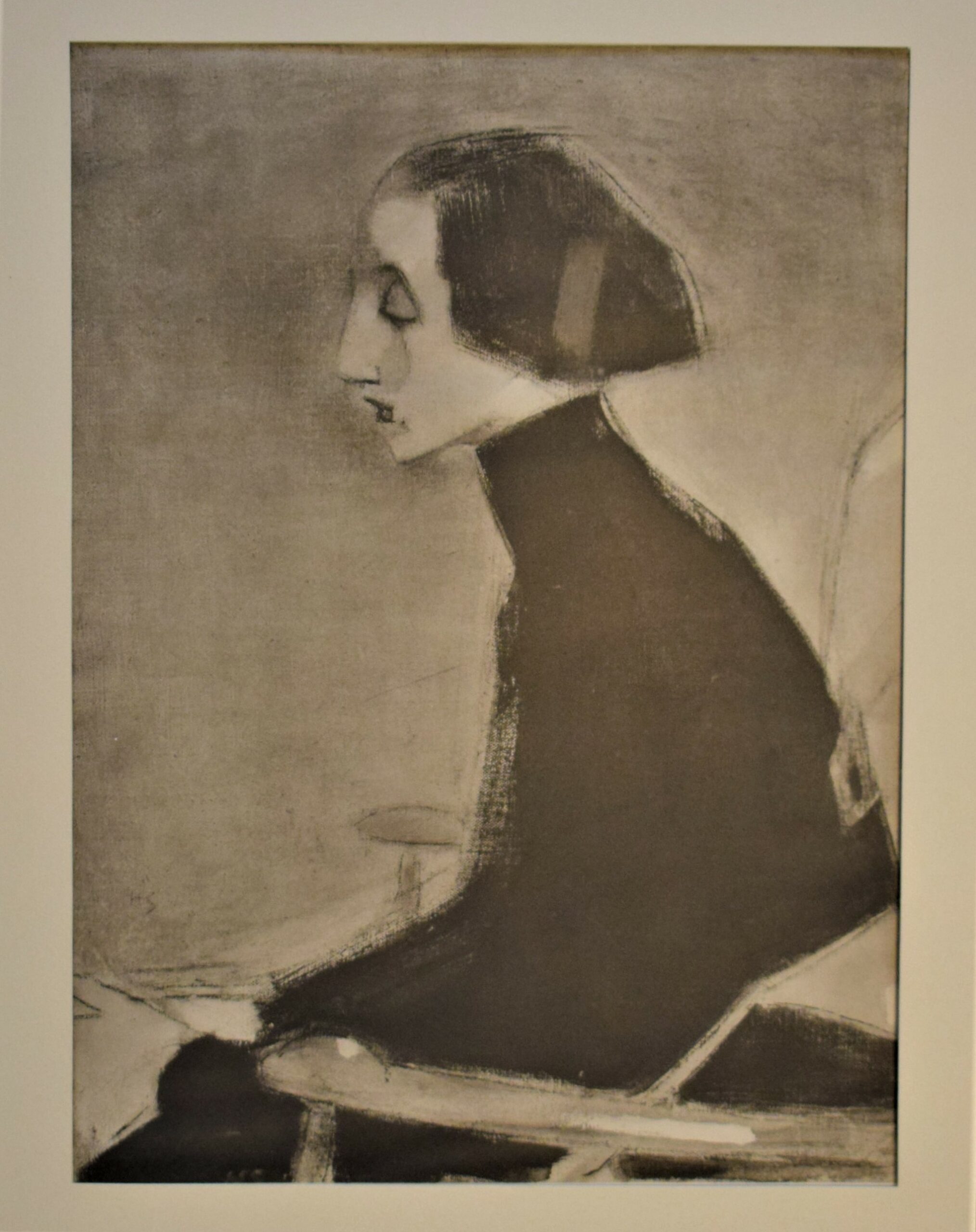 Helene Schjerfbeck: Arbeterskan - L'ouvrière (1945)