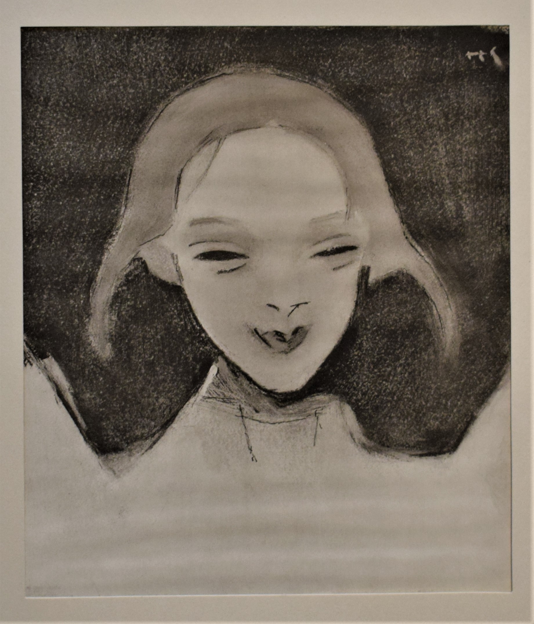 Helene Schjerfbeck: Leende flicka - Petite fille que rit (1945)