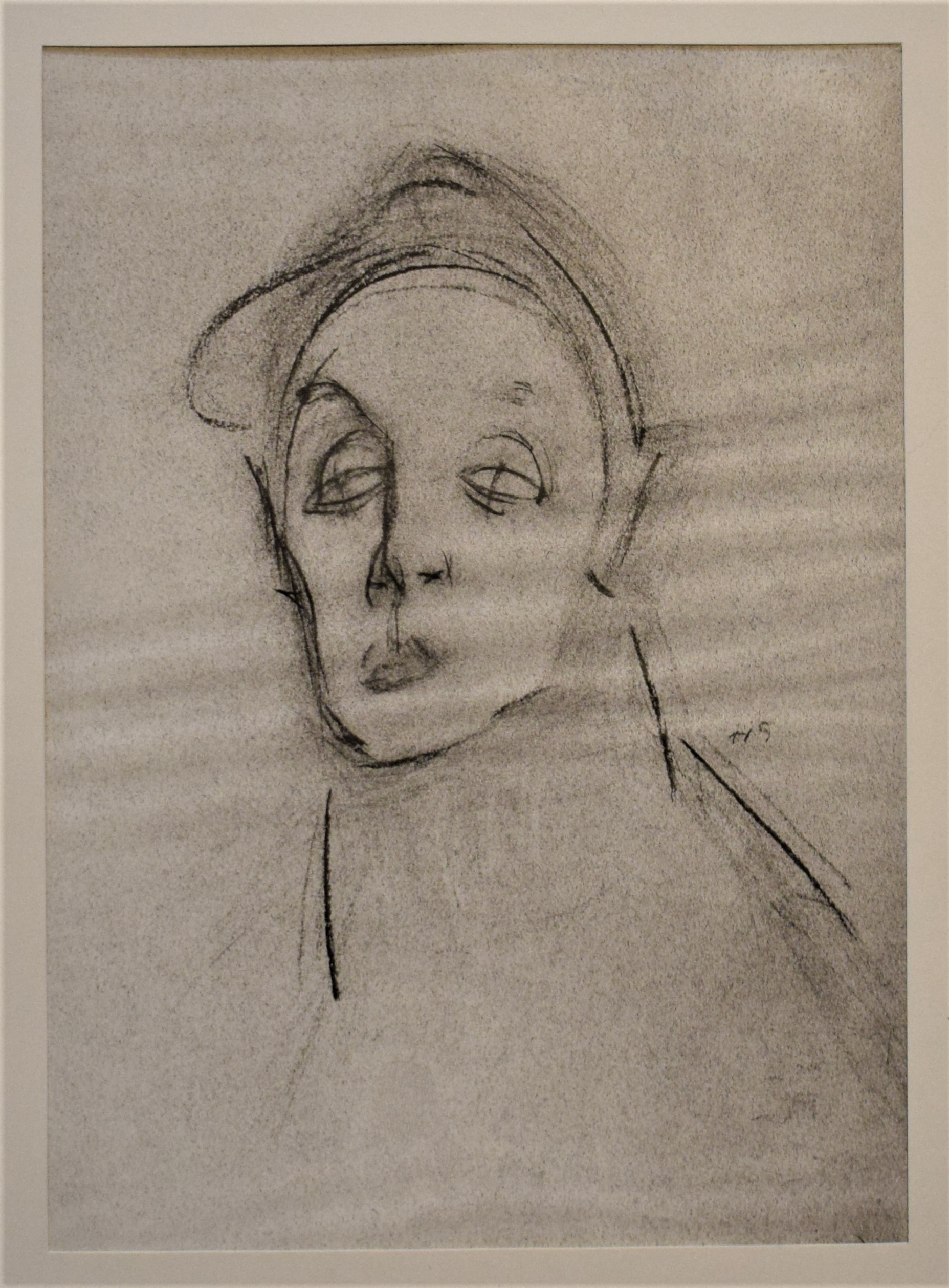 Helene Schjerfbeck: Självporträtt - Portrait de l'artiste (1945)