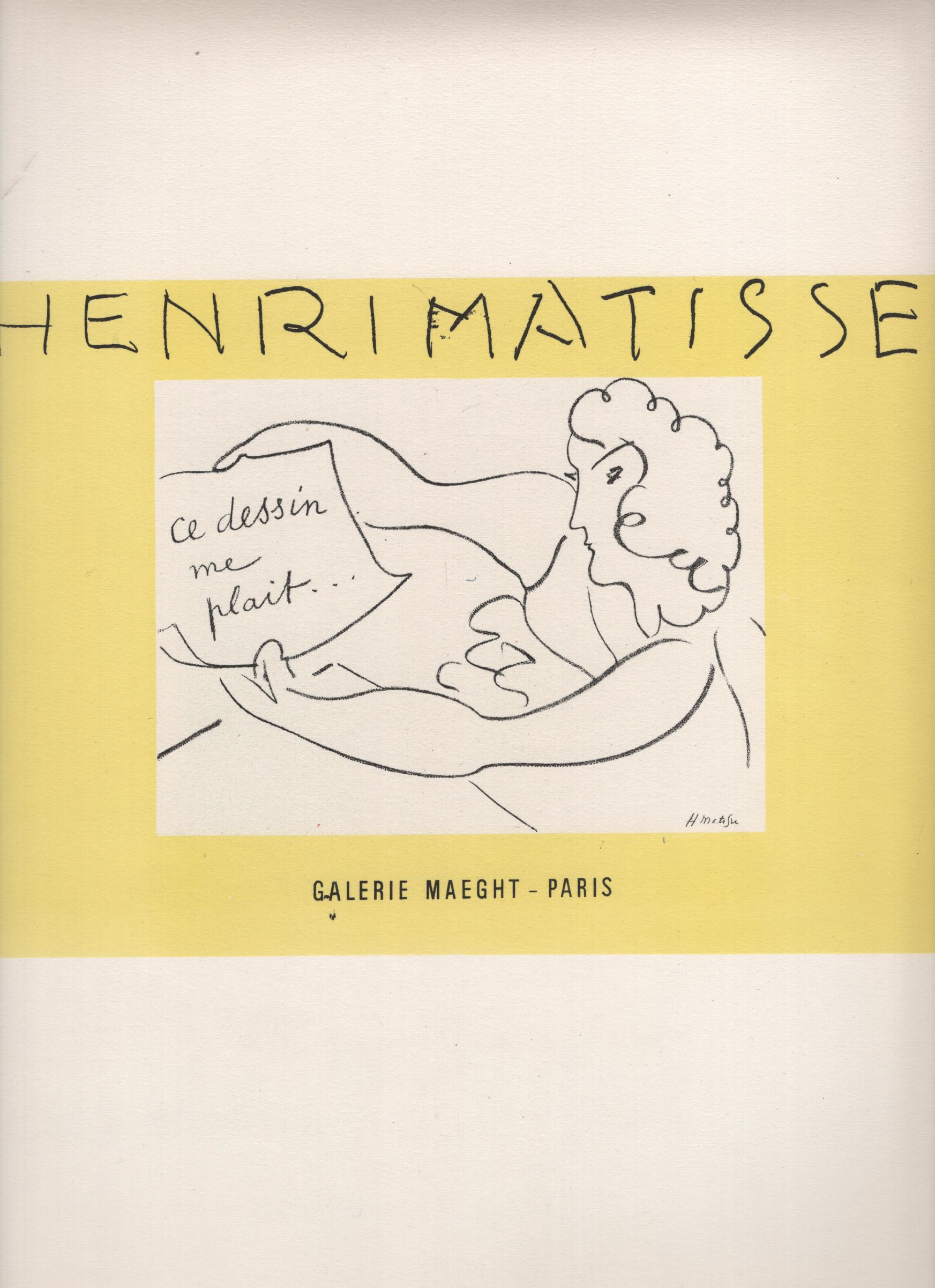 Henri Matisse Exposition de Dessins, Galerie Maeght (1945)
