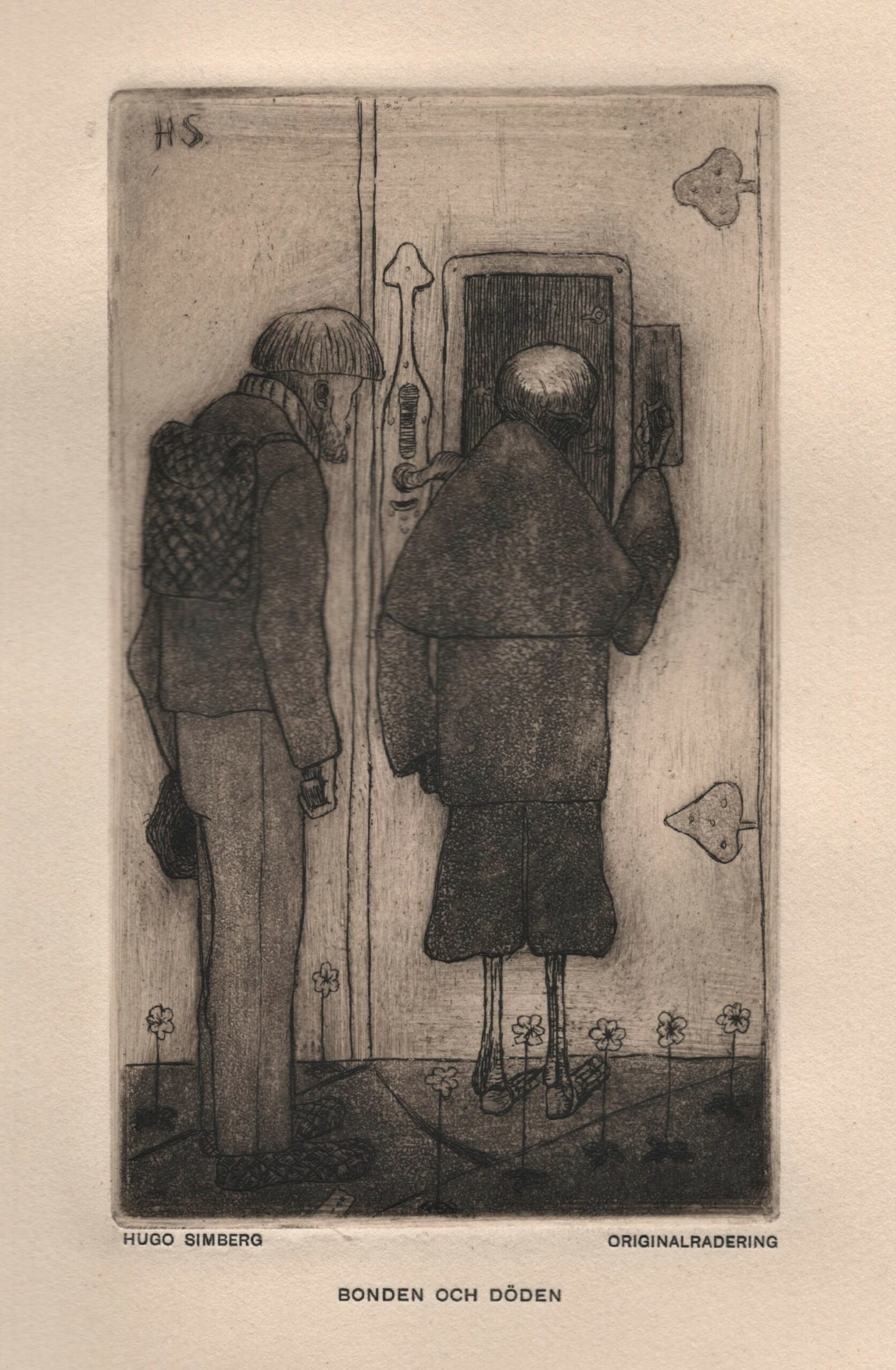 Hugo Simberg Bonden och döden