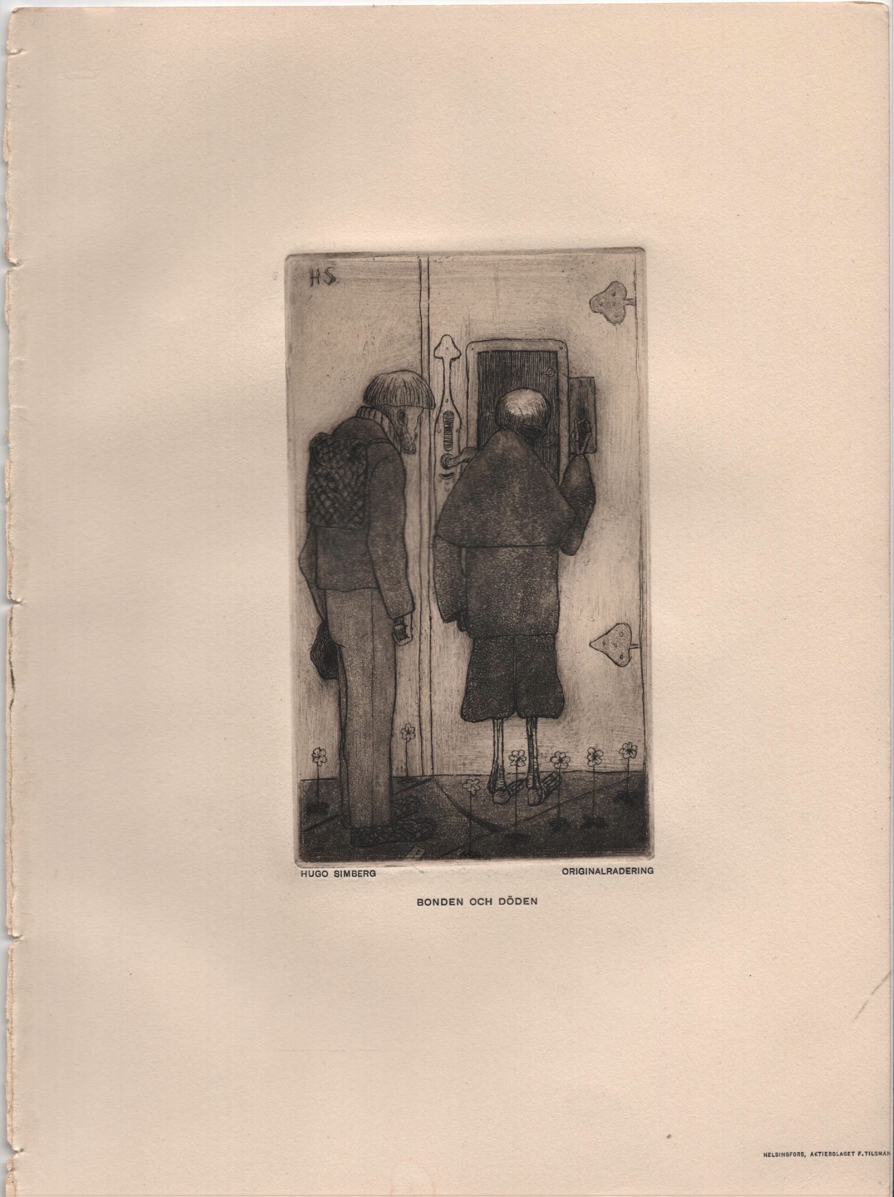 Hugo Simberg Bonden och döden