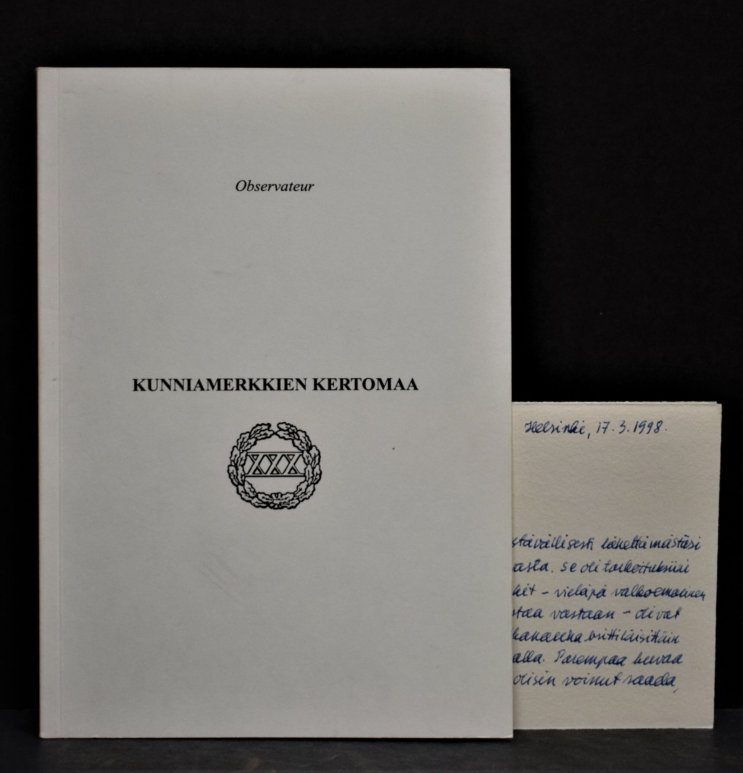 Kunniamerkkien kertomaa