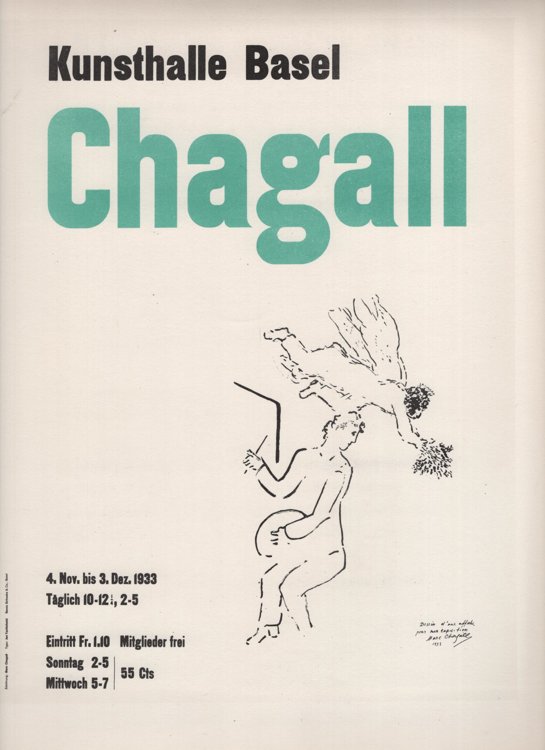 Marc Chagall Kunsthalle Basel (1933)