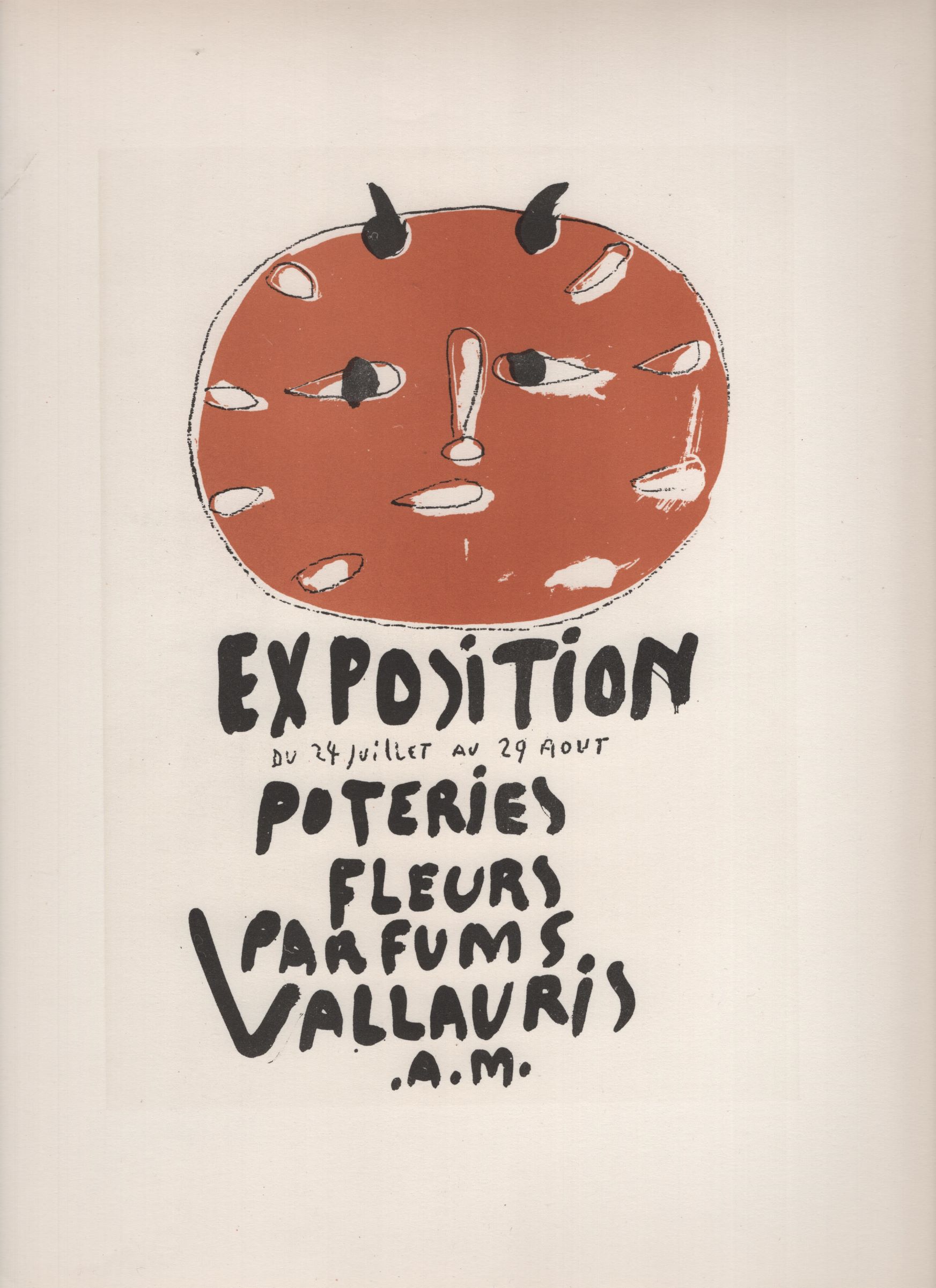 Pablo Picasso Exposition Poteries, Fleurs, Parfumes (1948)