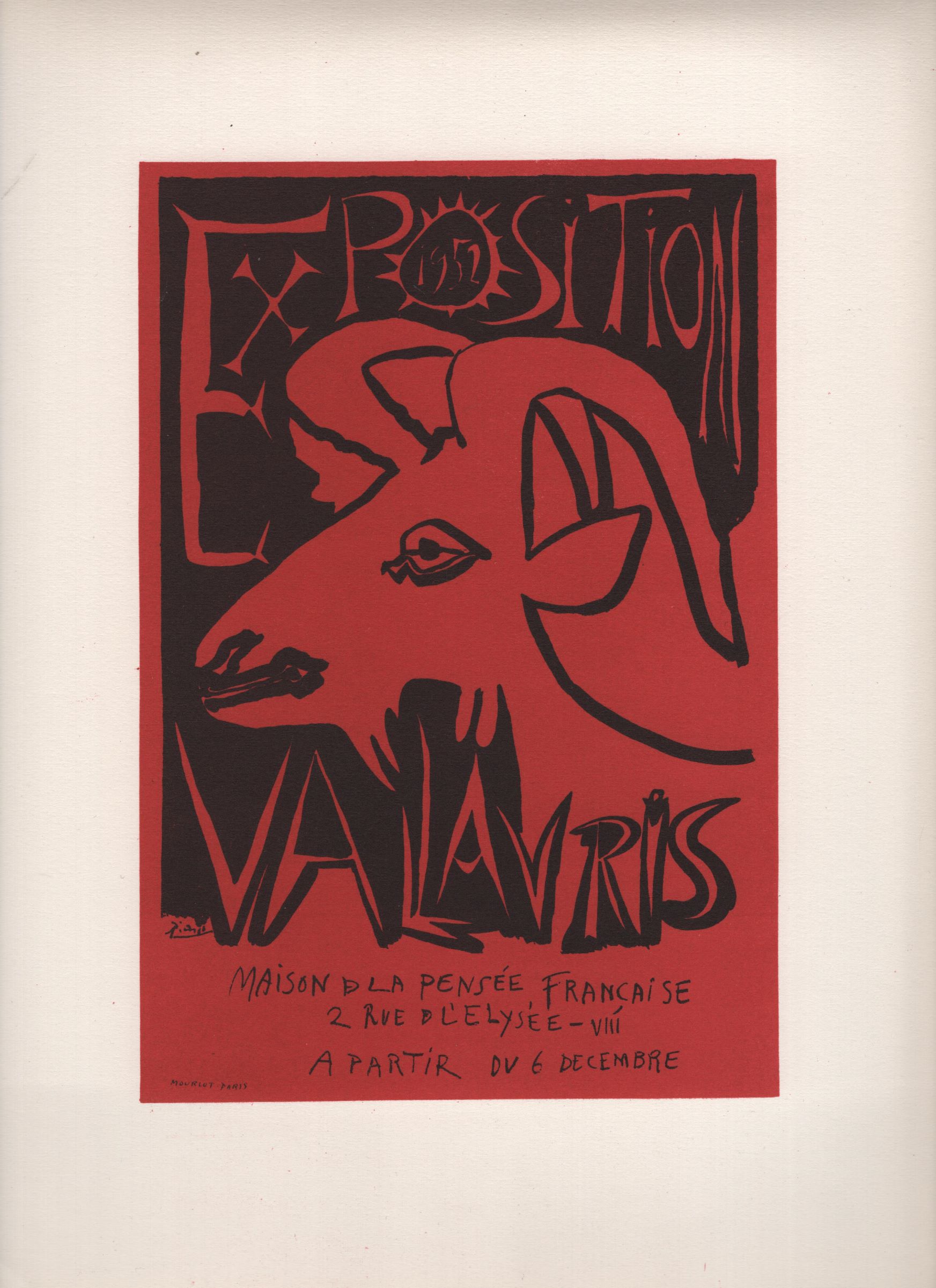 Pablo Picasso Exposition Vallauris (1952)