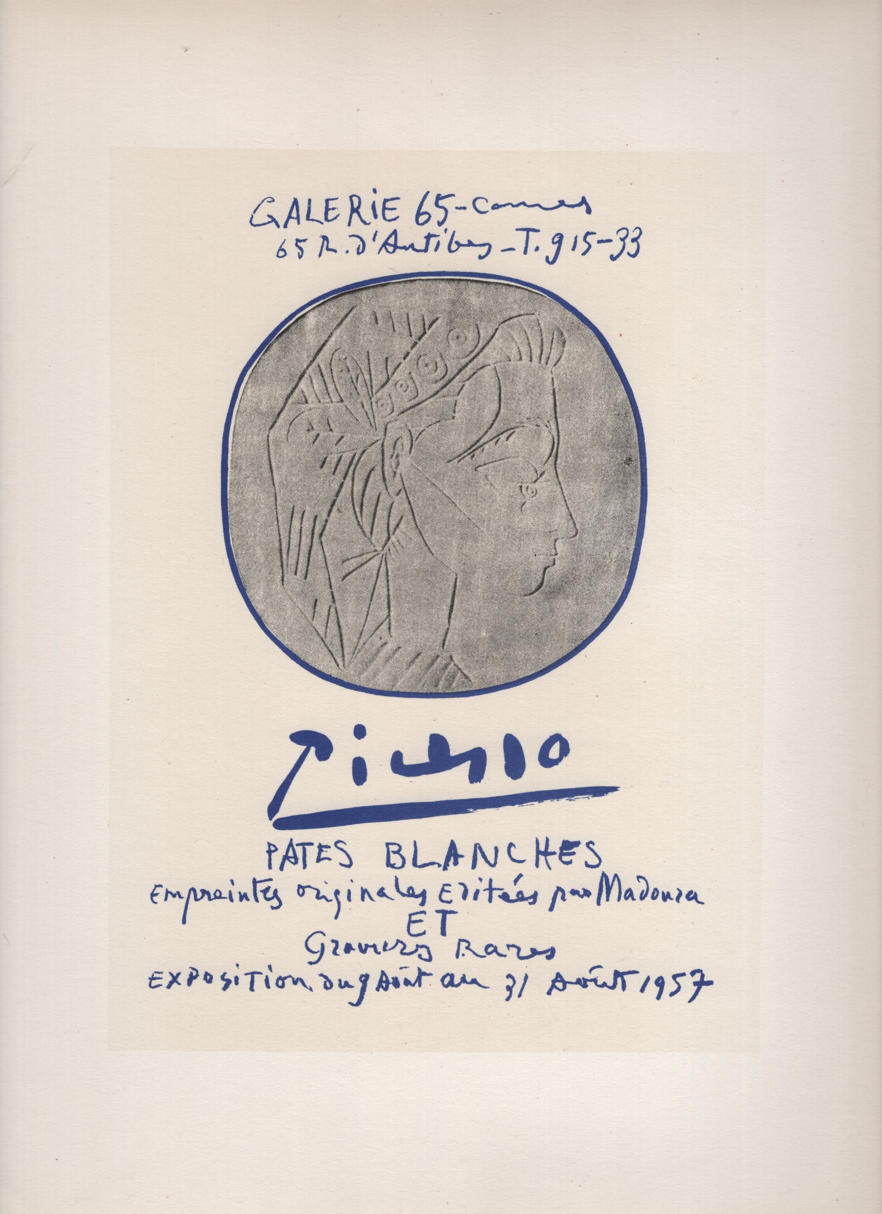 Pablo Picasso Pâtes Blanches (1957)