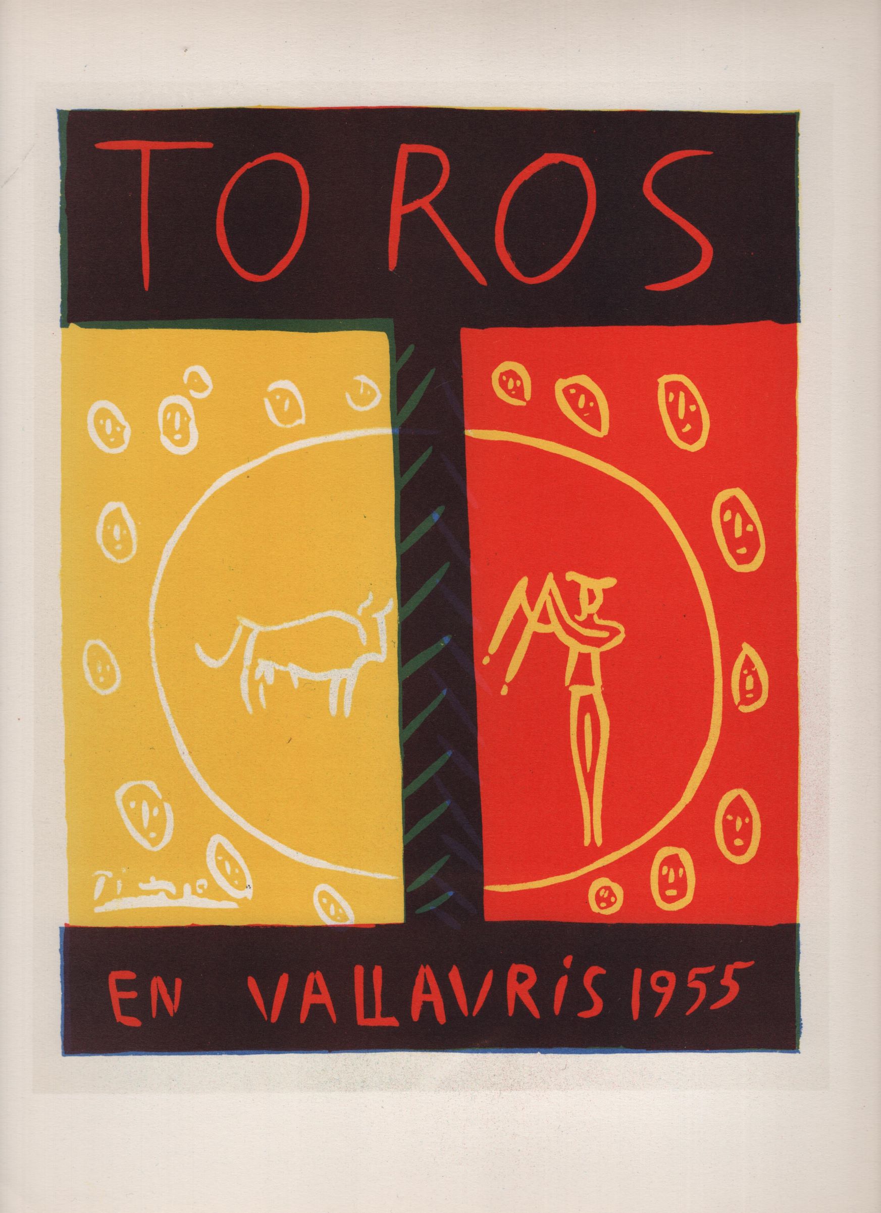 Pablo Picasso Toros en Vallauris (1954)
